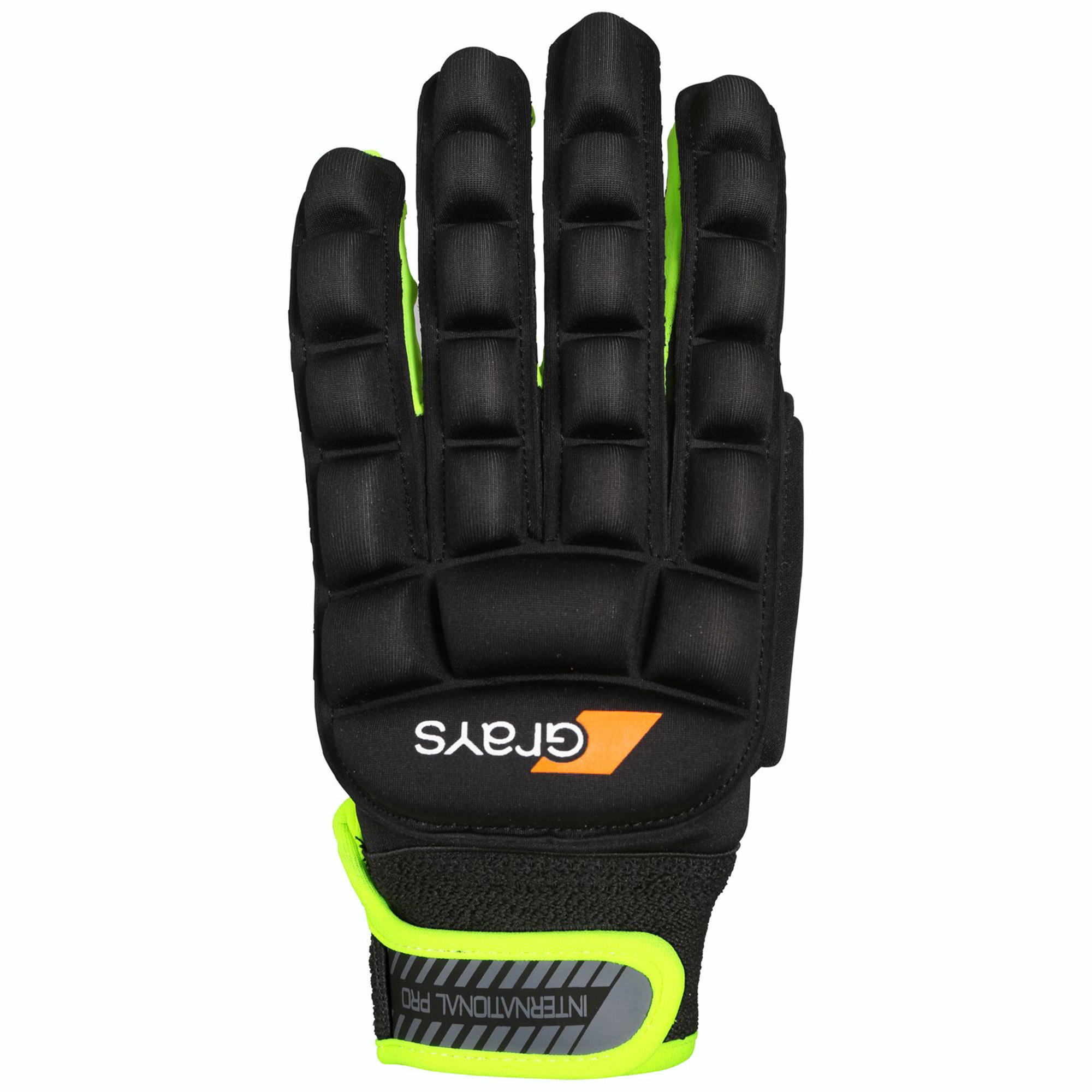 Grays Feldhockey-Handschuh Grays links mittlere Intensität Kinder/Erwachsene schwarz