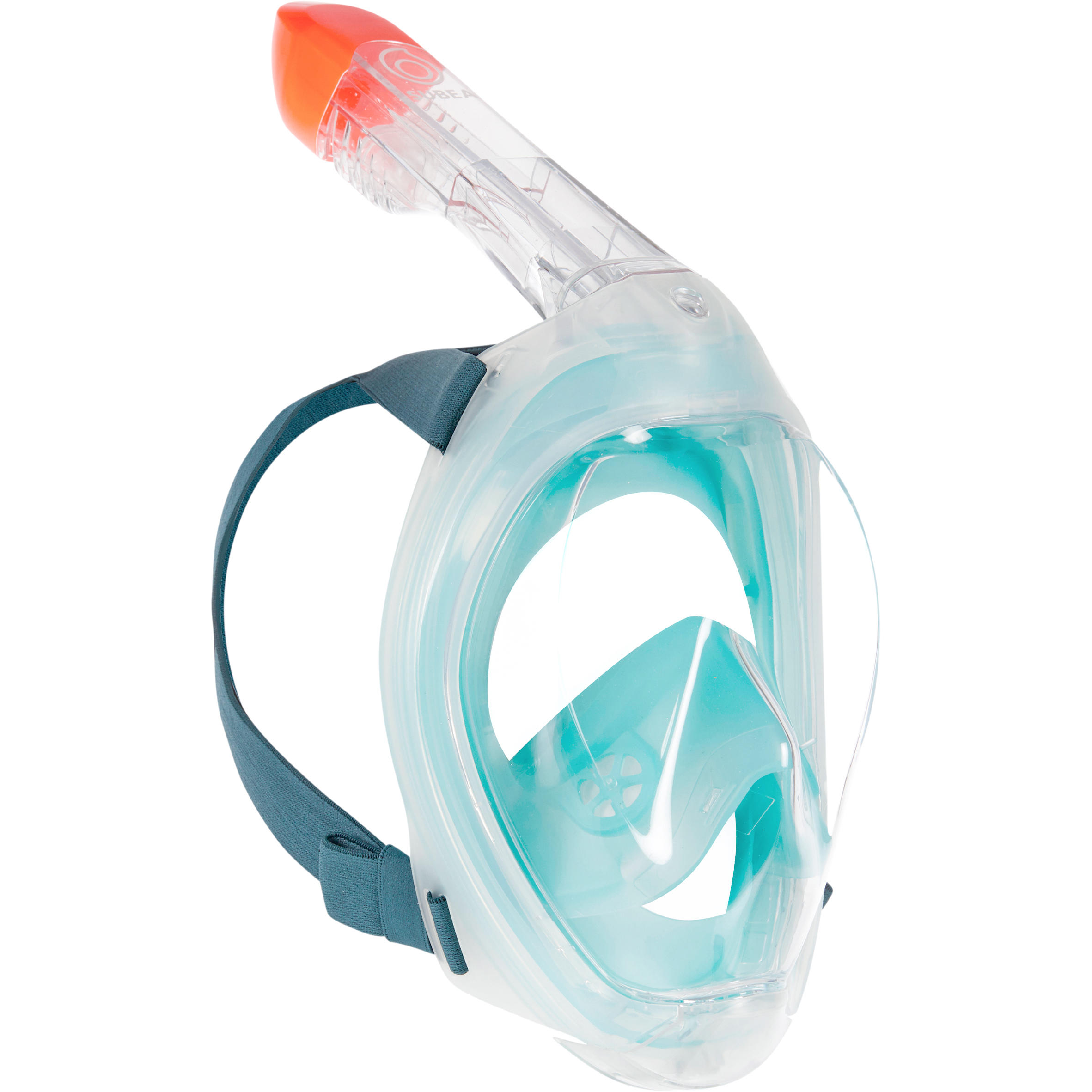 Subea Schnorchelmaske Easybreath Damen/Herren 500 blau