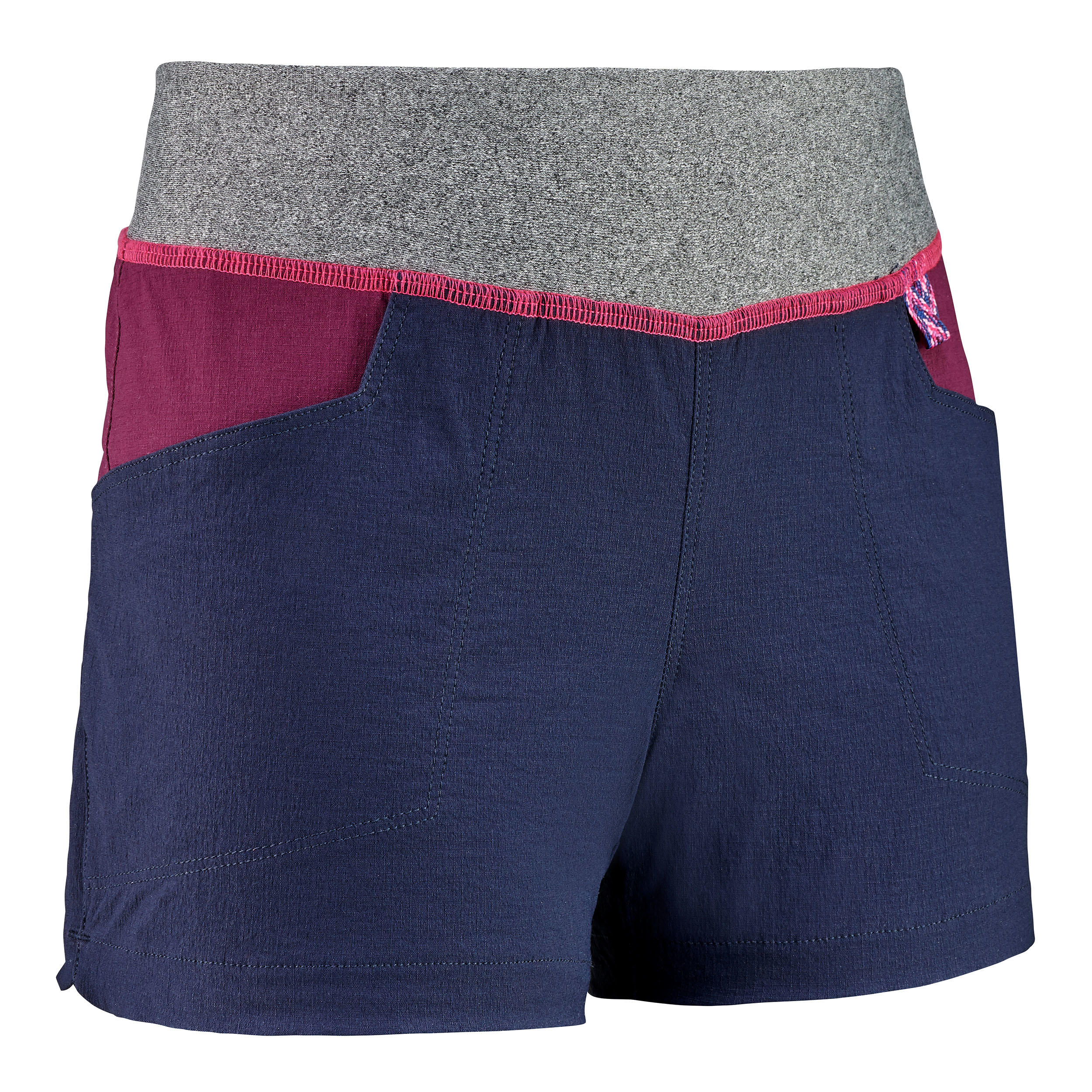Quechua Wandershorts MH500 Kinder Gr.122–170 dunkelgrau