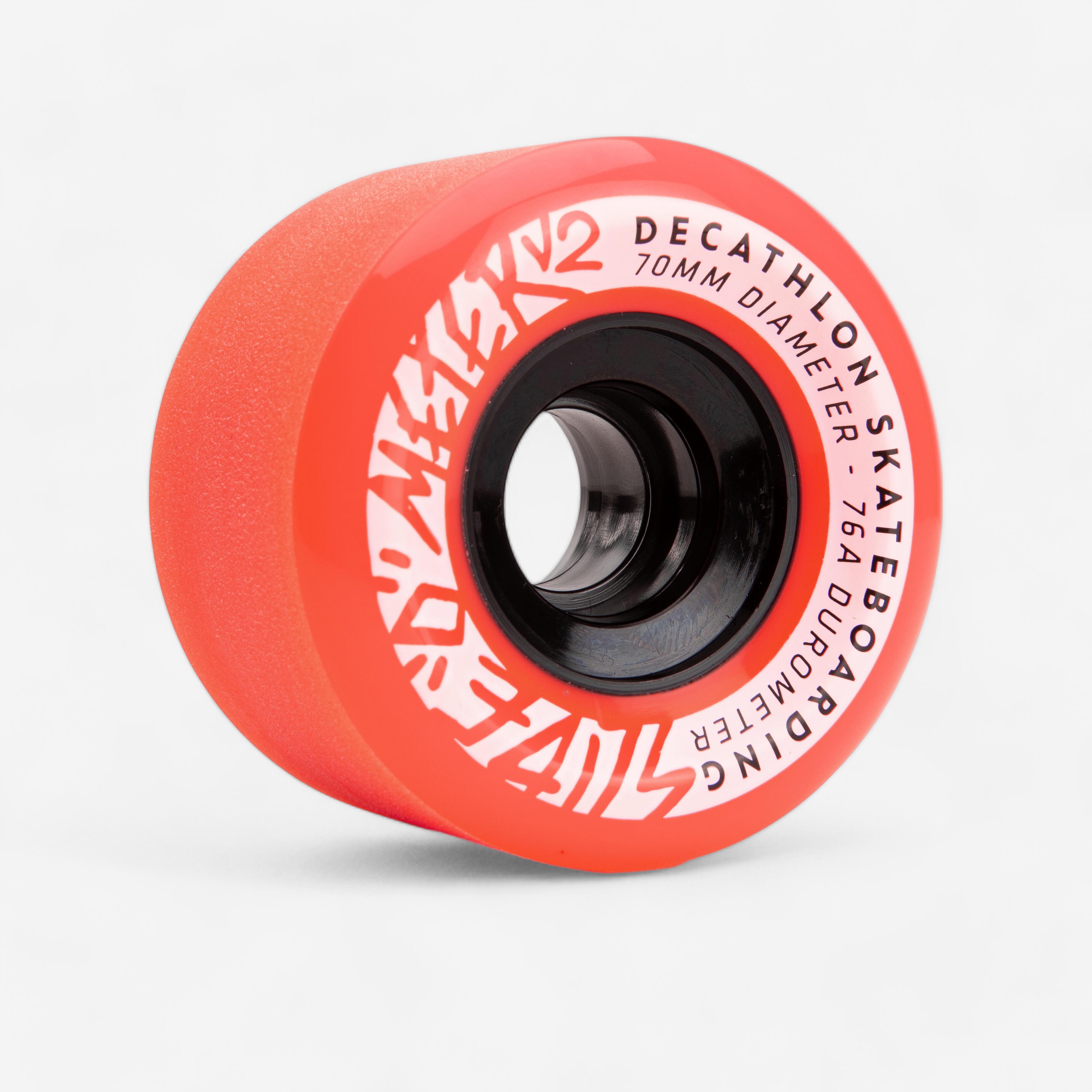 Oxelo Longboard-Rollen Slide 70mm 76A 4-Stück