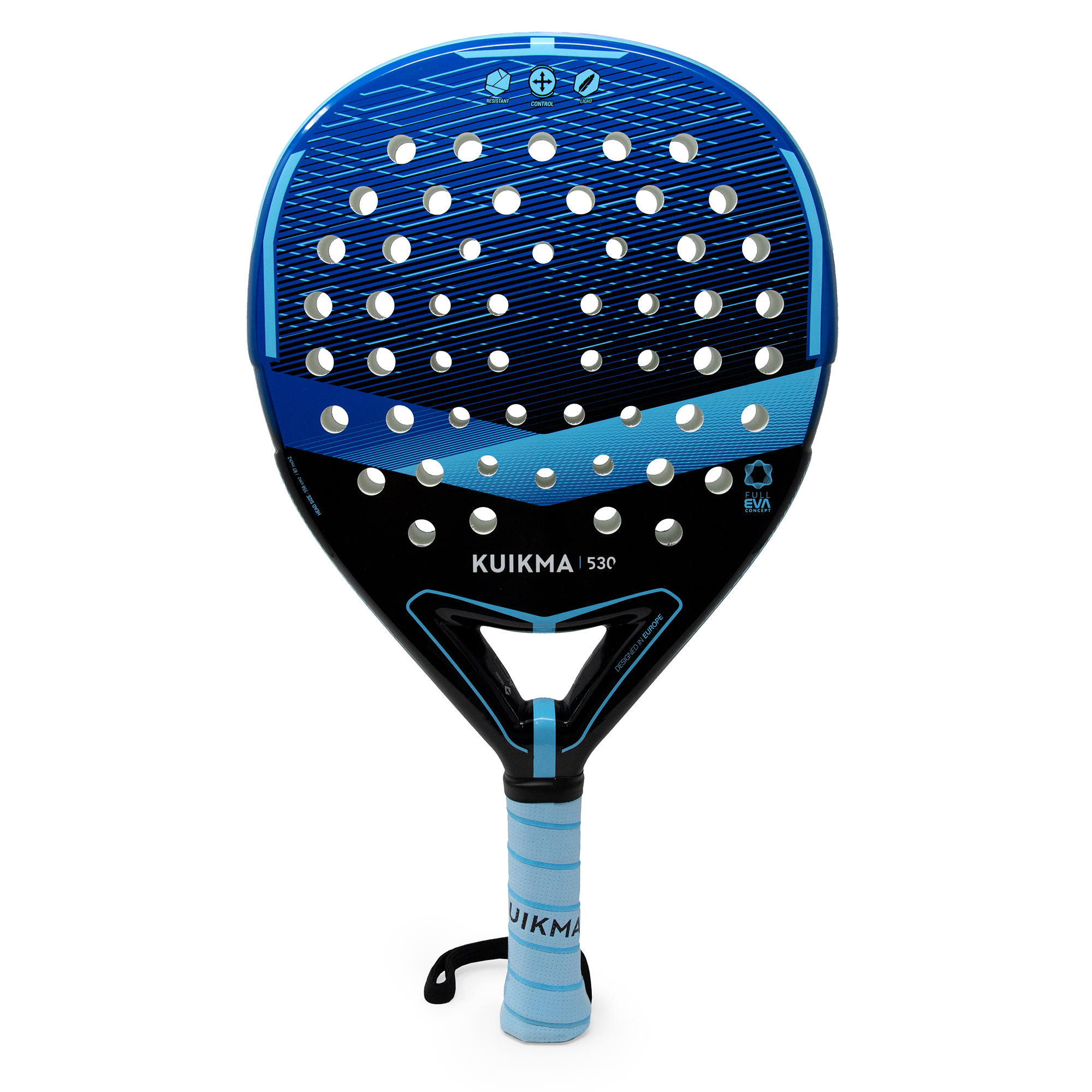 Kuikma Padelschläger PR530 Erwachsene schwarz/blau