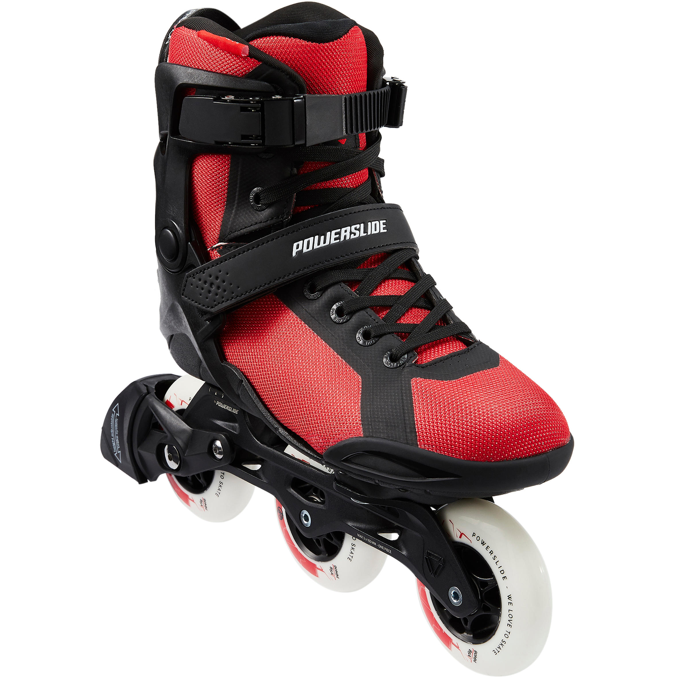 Powerslide Inline Skates Inliner Powerslide Phuzion Radon Herren schwarz/rot