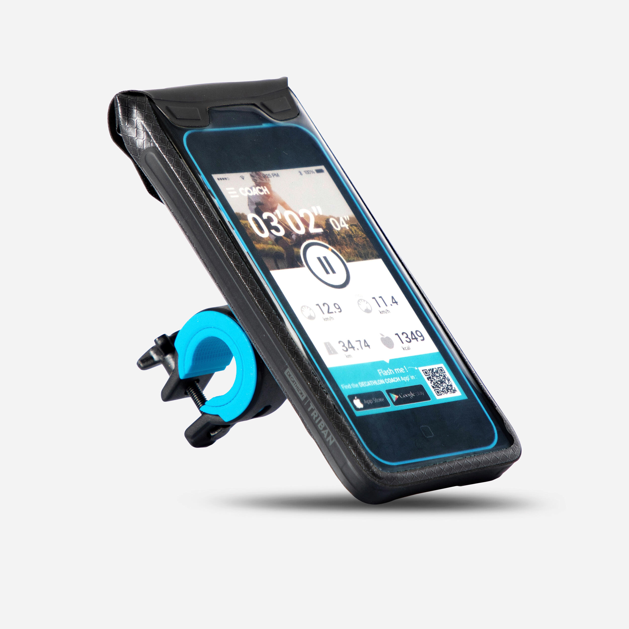 Triban Smartphone-Fahrradhalterung 900 L wasserdicht