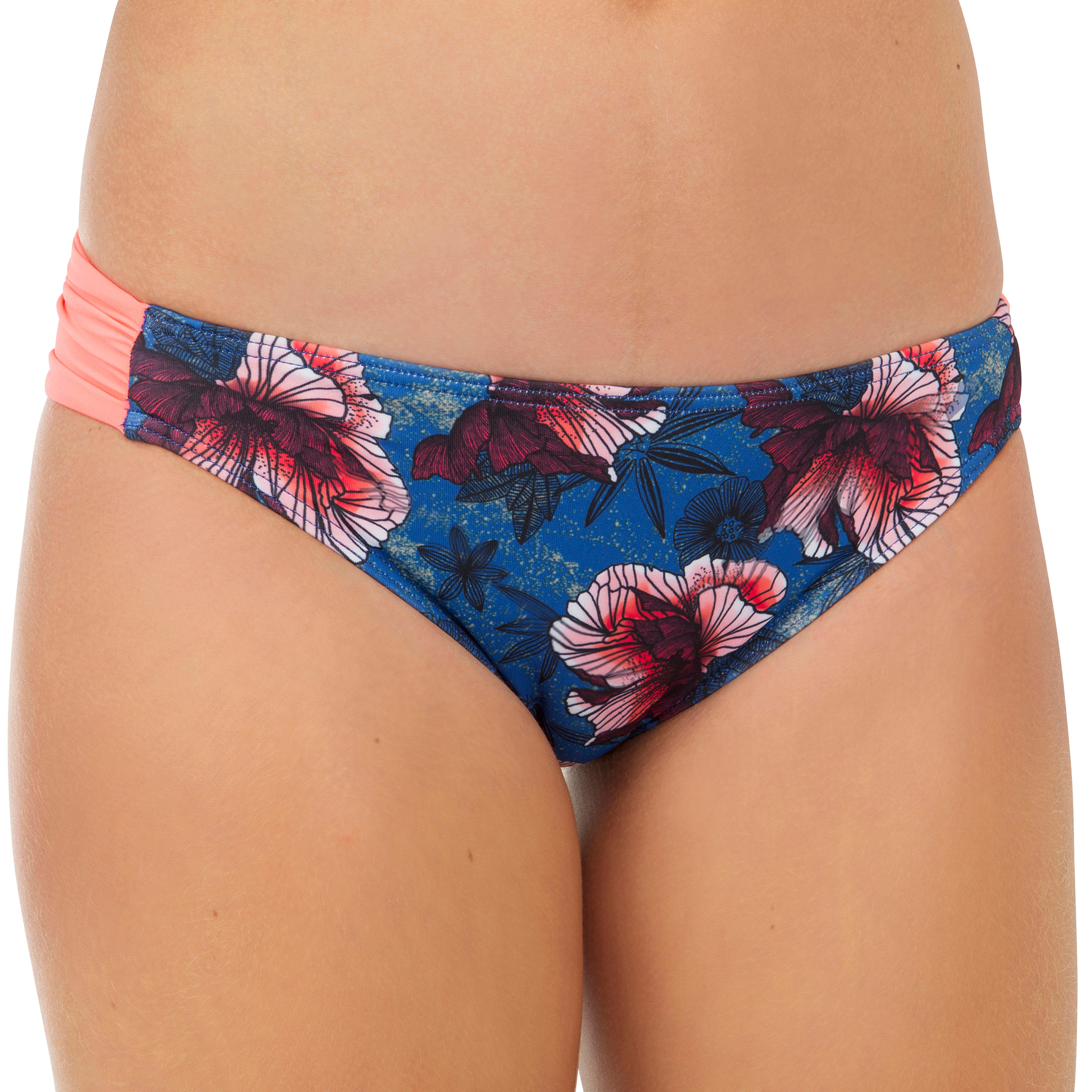 Olaian Bikini-Hose Malou 500 Shibo Surfen Mädchen türkis