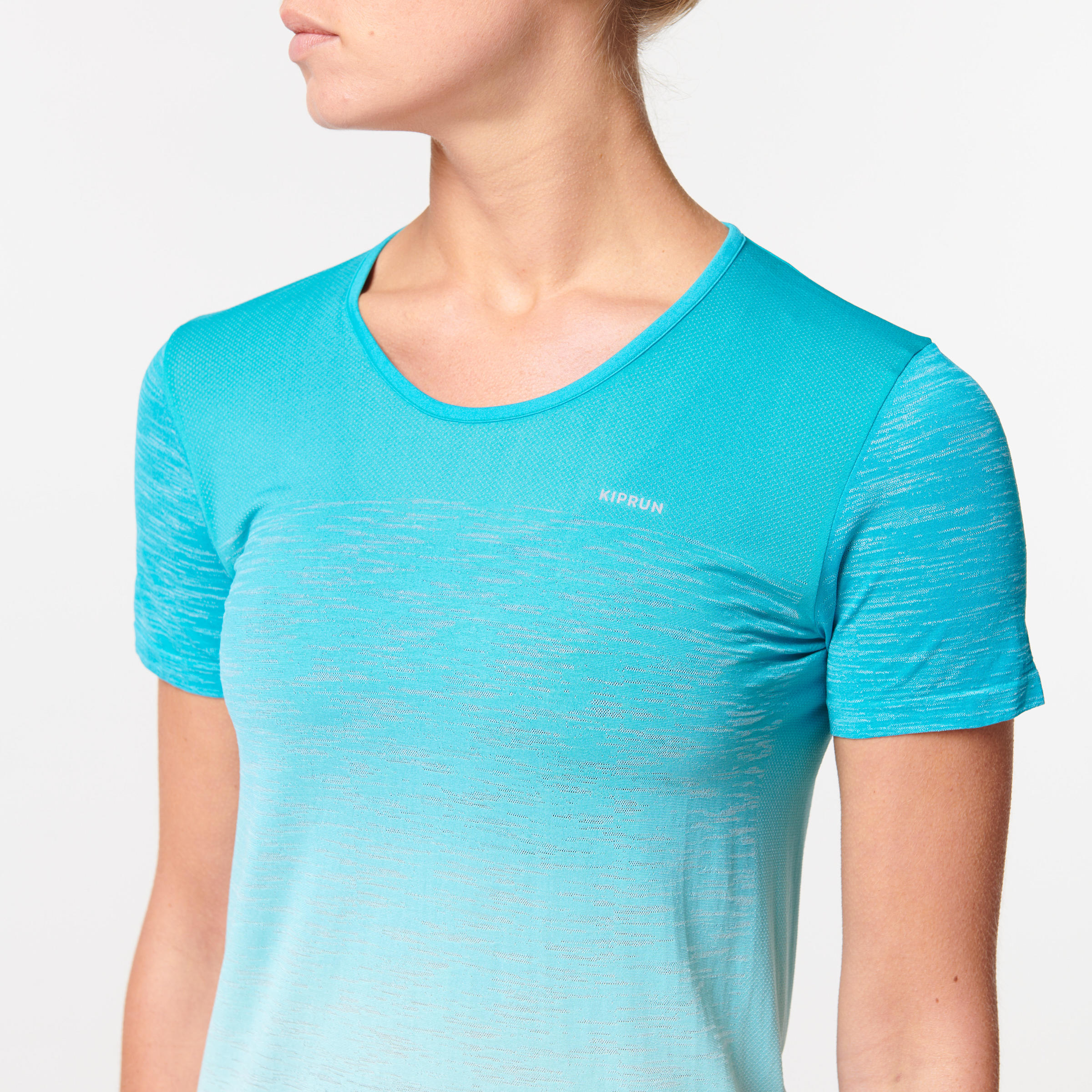 Kiprun Laufshirt kurzarm atmungsaktiv Kiprun Care Damen rot