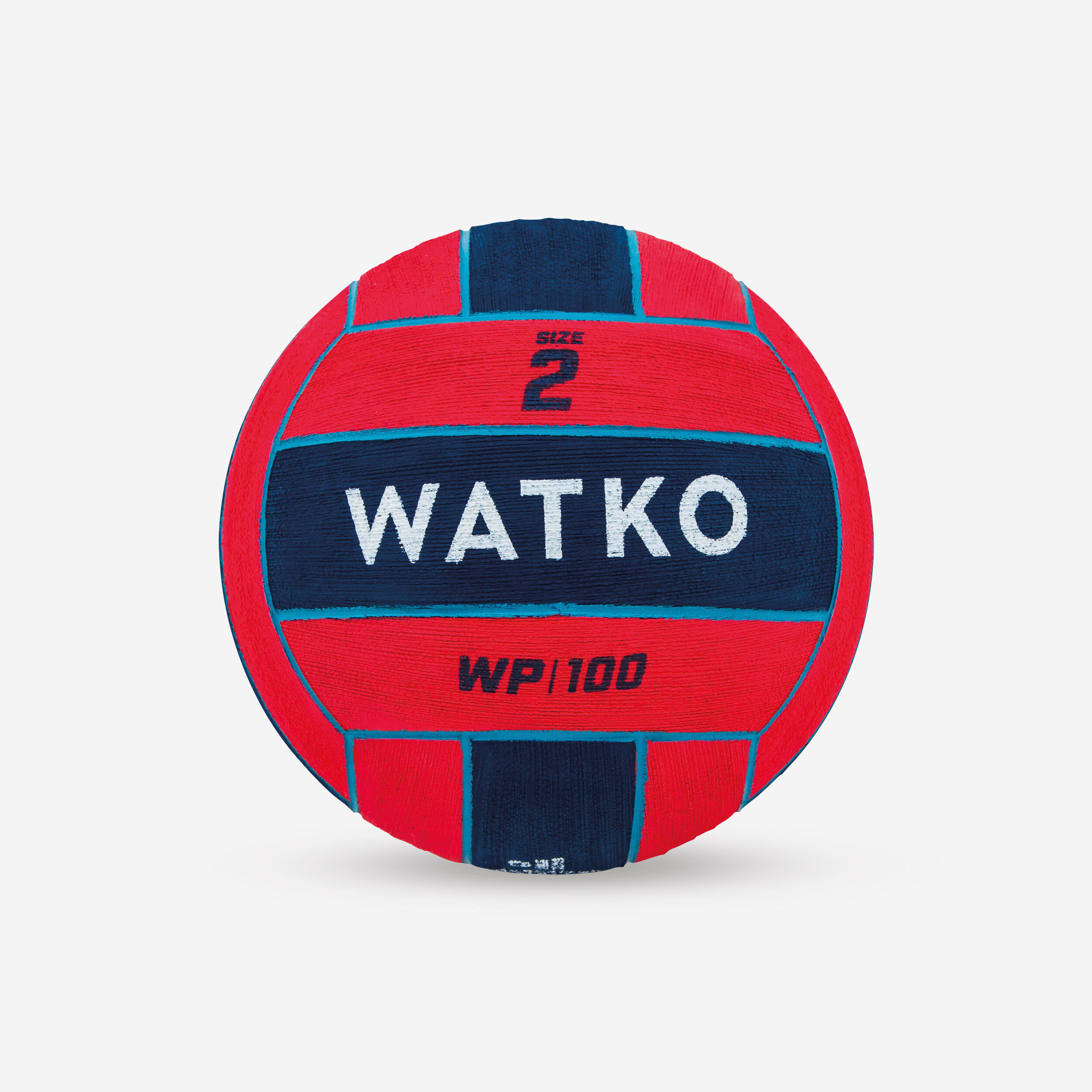 Watko Wasserball Water Polo WP100 Größe 2 rot/blau