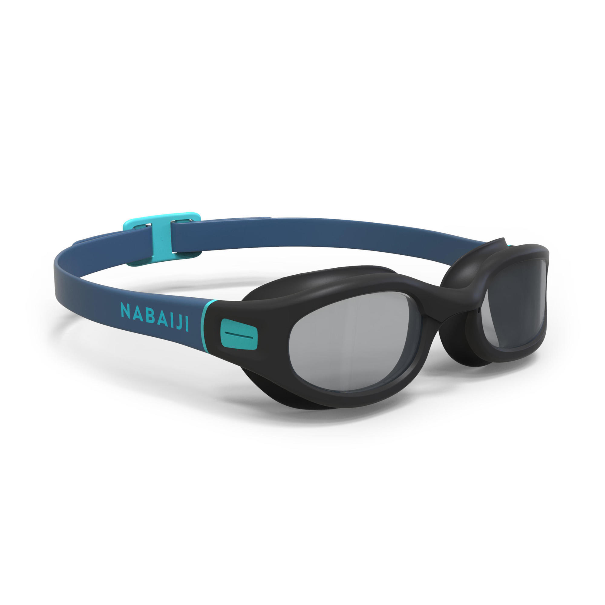 Nabaiji Schwimmbrille 100 Soft Größe L klar blau/rosa