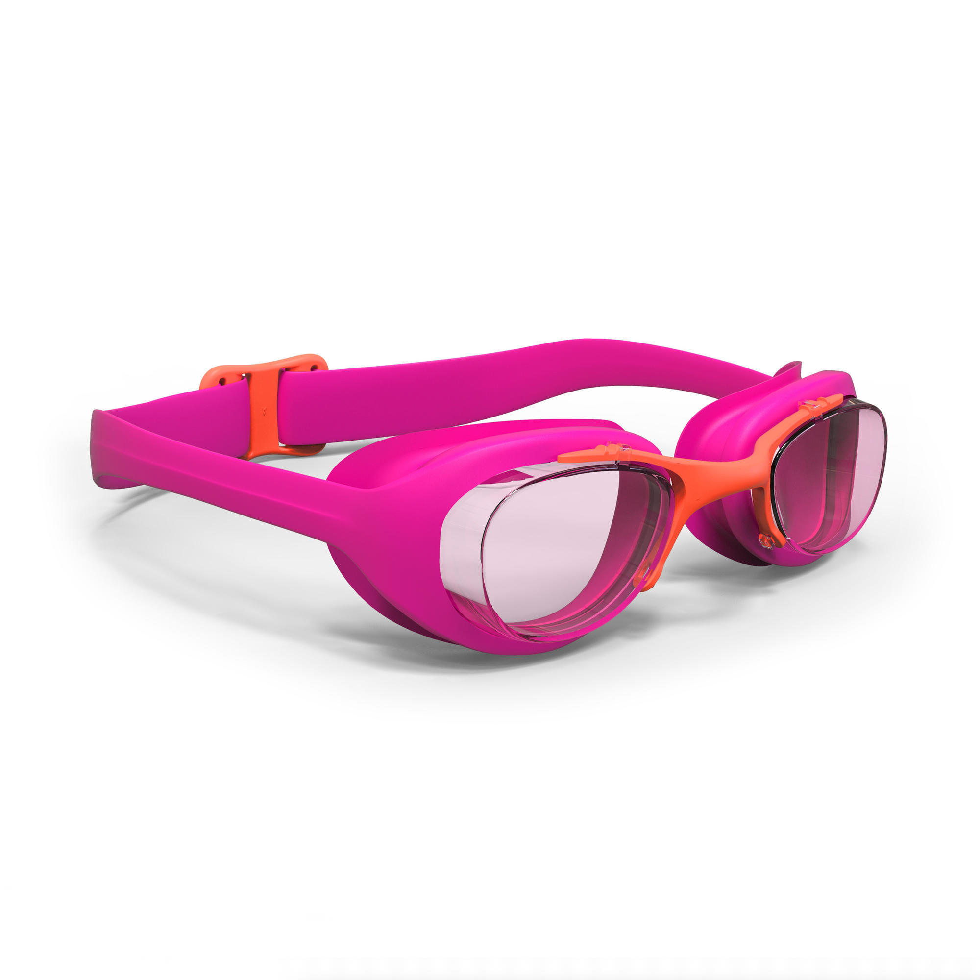 Nabaiji Schwimmbrille XBase Größe S klar rosa/koralle