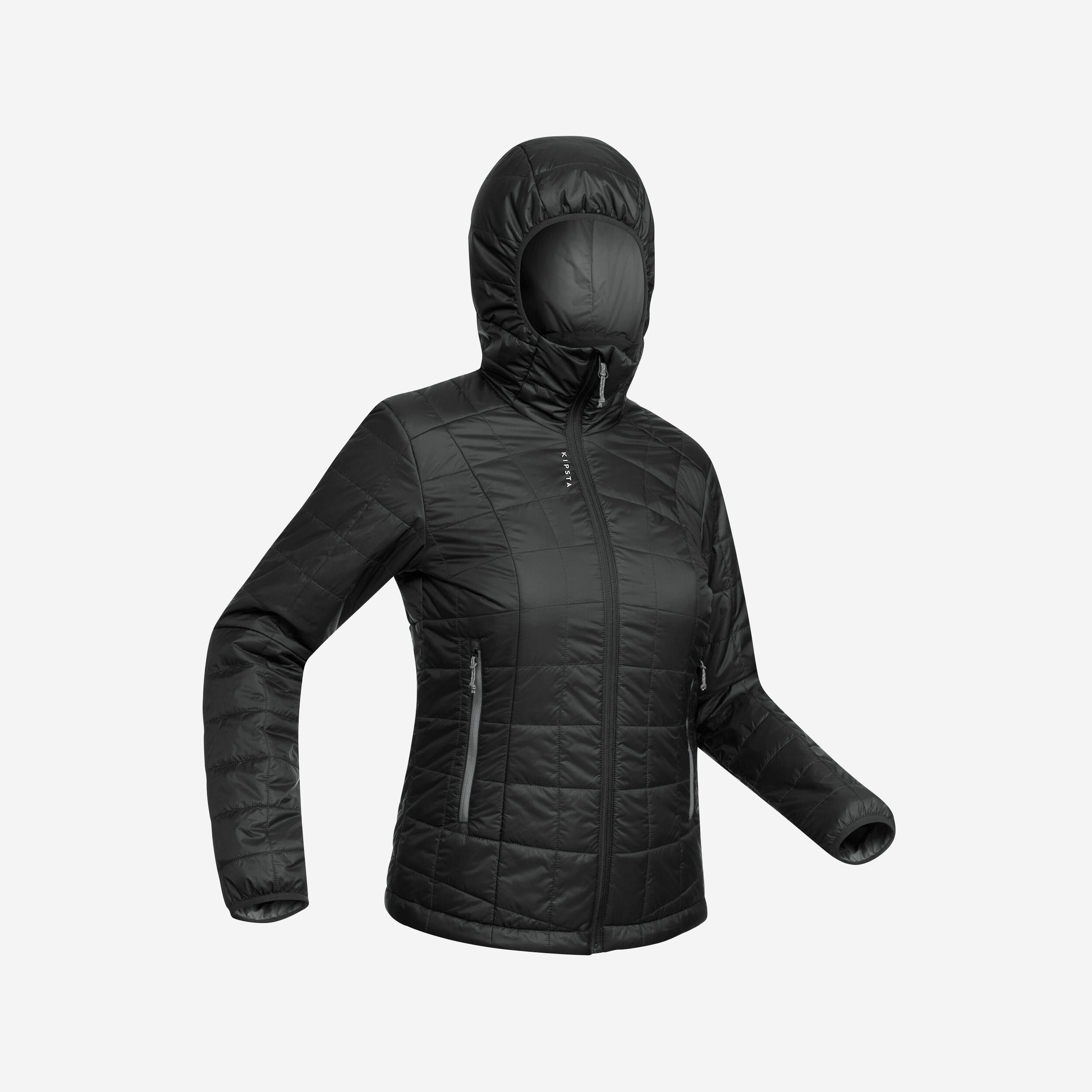 Kipsta Trainingsjacke Fussball Fcoat 100 wattiert Damen schwarz