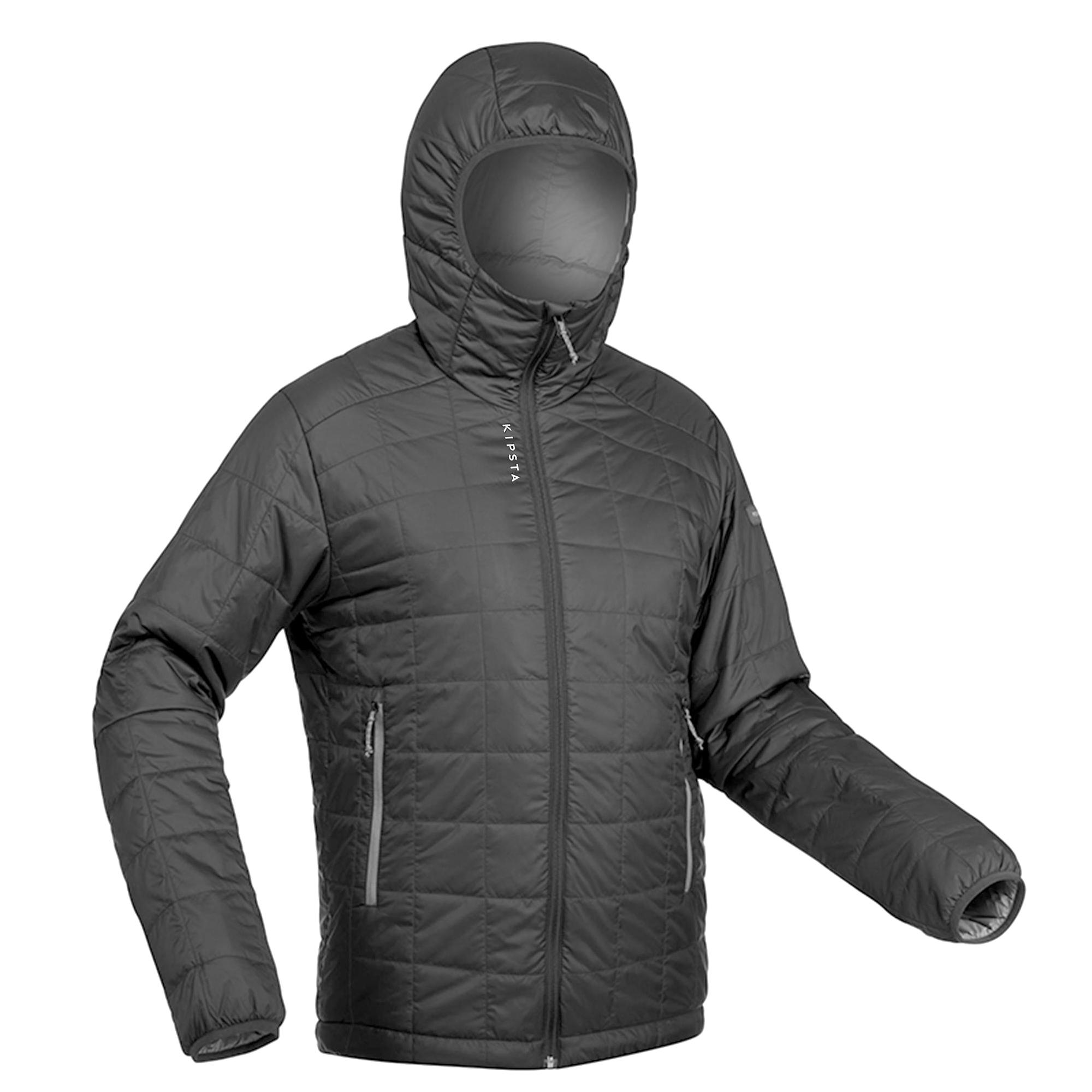 Kipsta Trainingsjacke Fussball Fcoat100 wattiert Herren schwarz