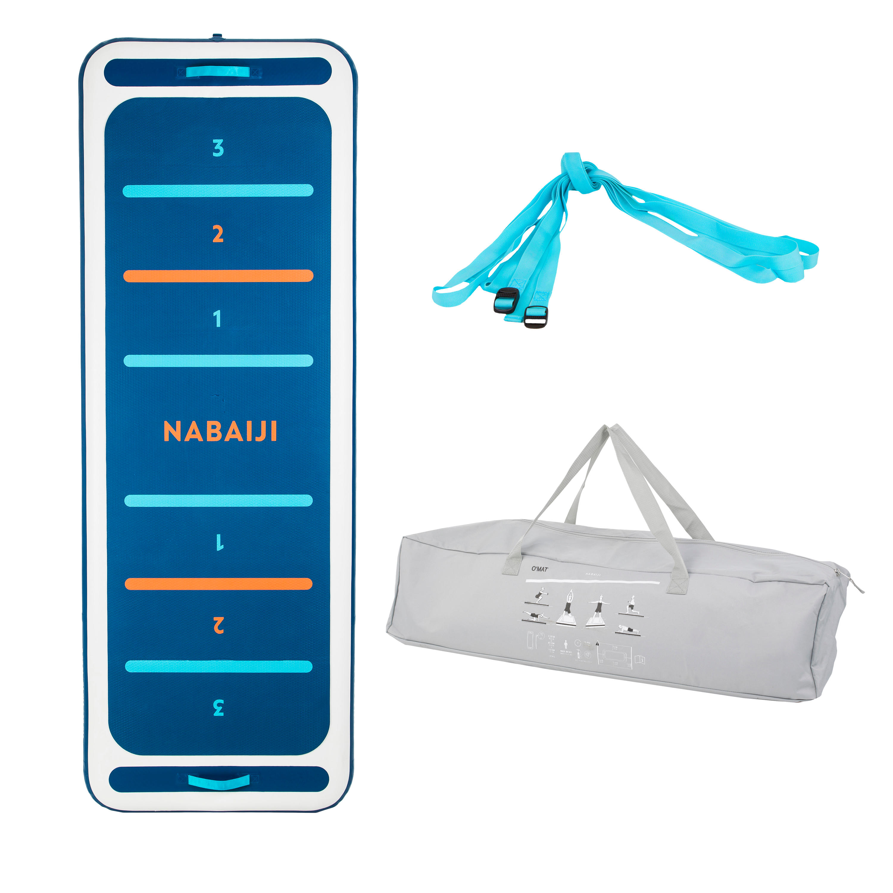 Nabaiji Aquafitness-Board O'Mat Aquagym blau