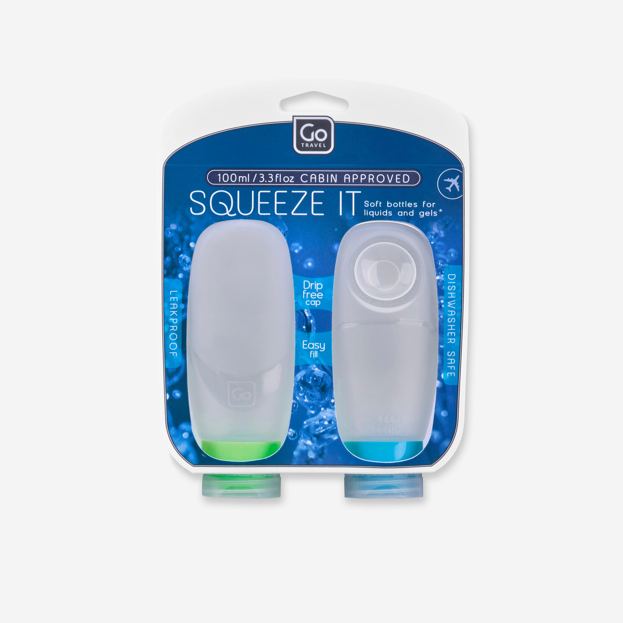 Design Go Flexible Flaschen Backpacking 100 ml 2er-Set