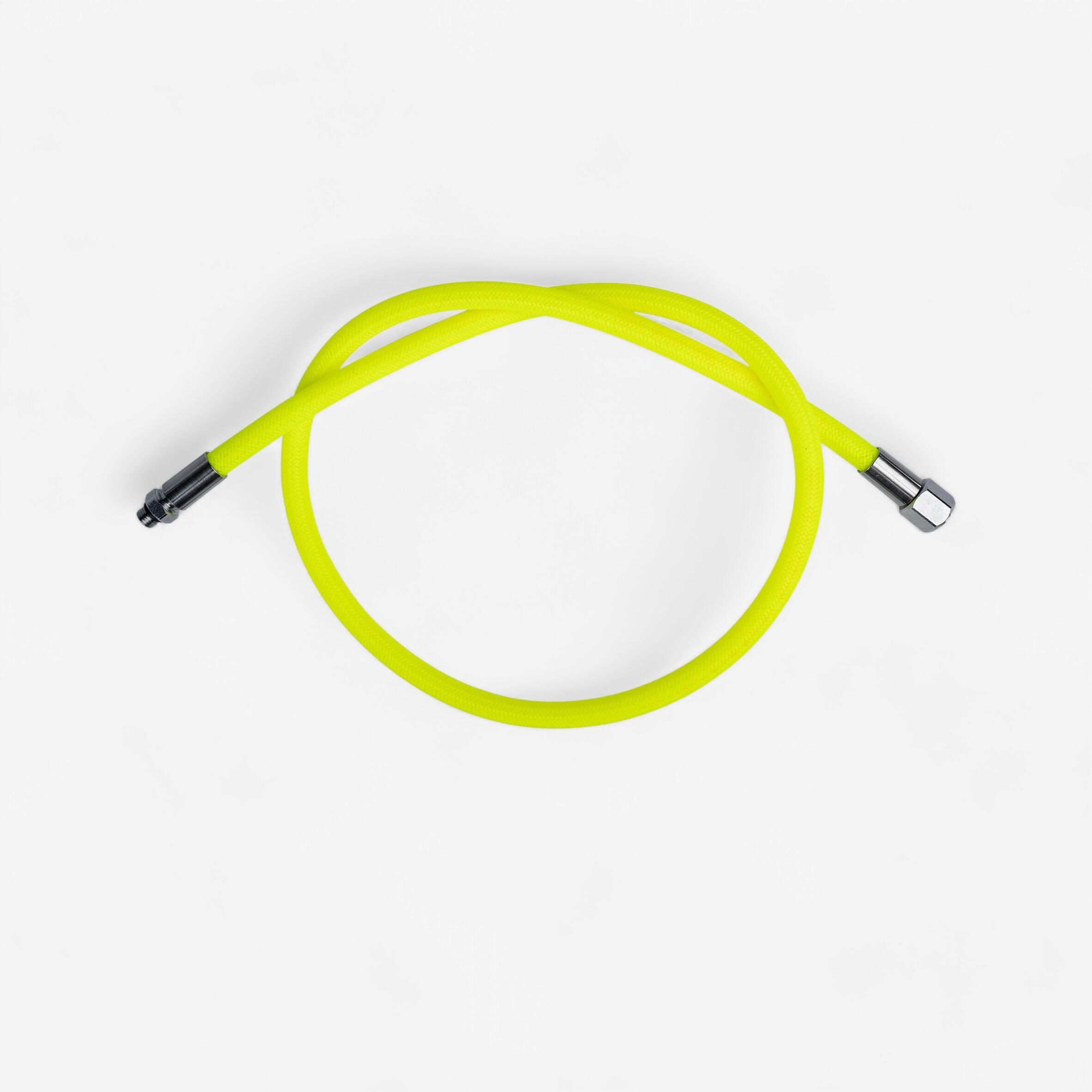 Subea Schlauch MP Oktopus Gerätetauchen Hyperflex geflochten neongelb 100 cm