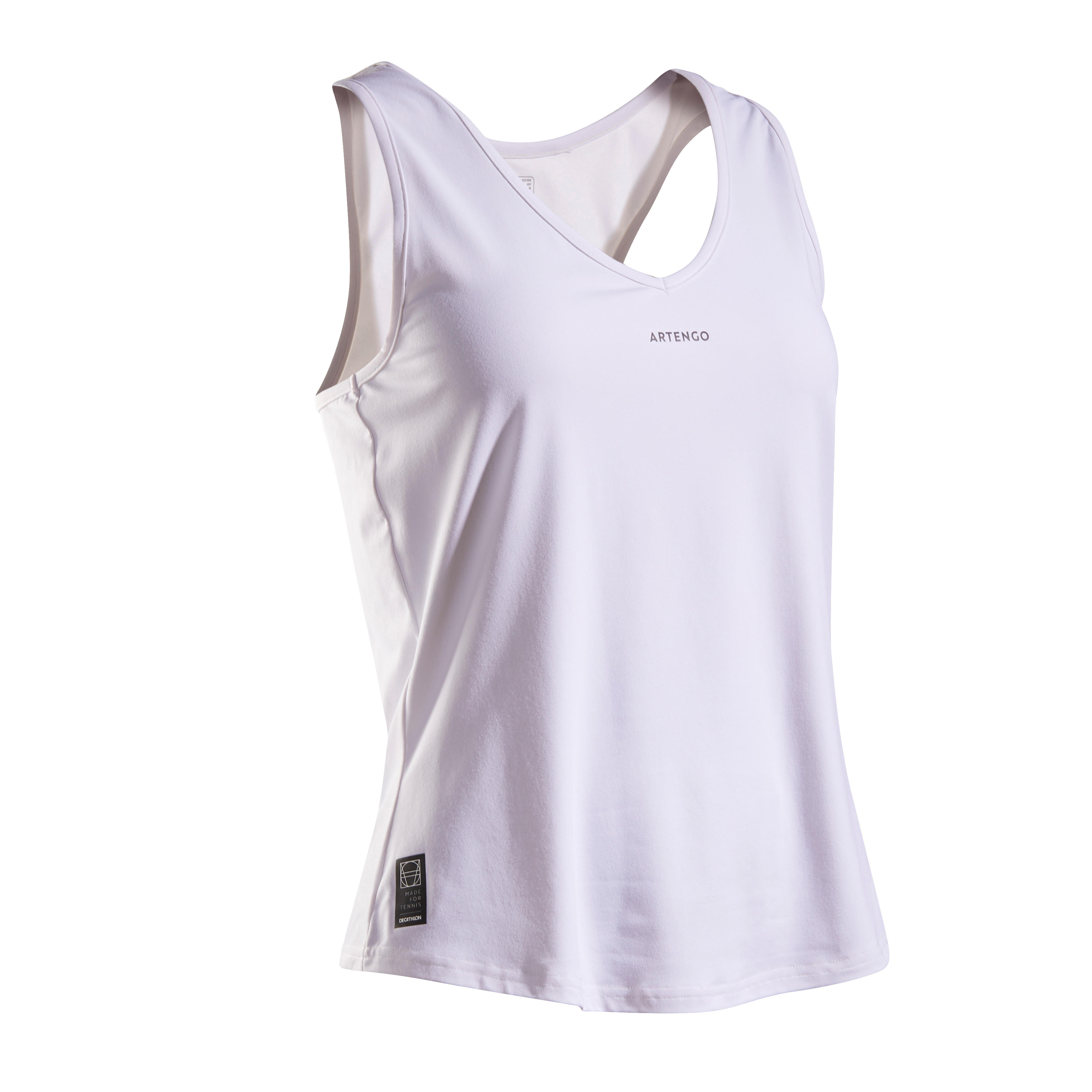 Artengo Damen Tennis Top - Dry 500 weiss