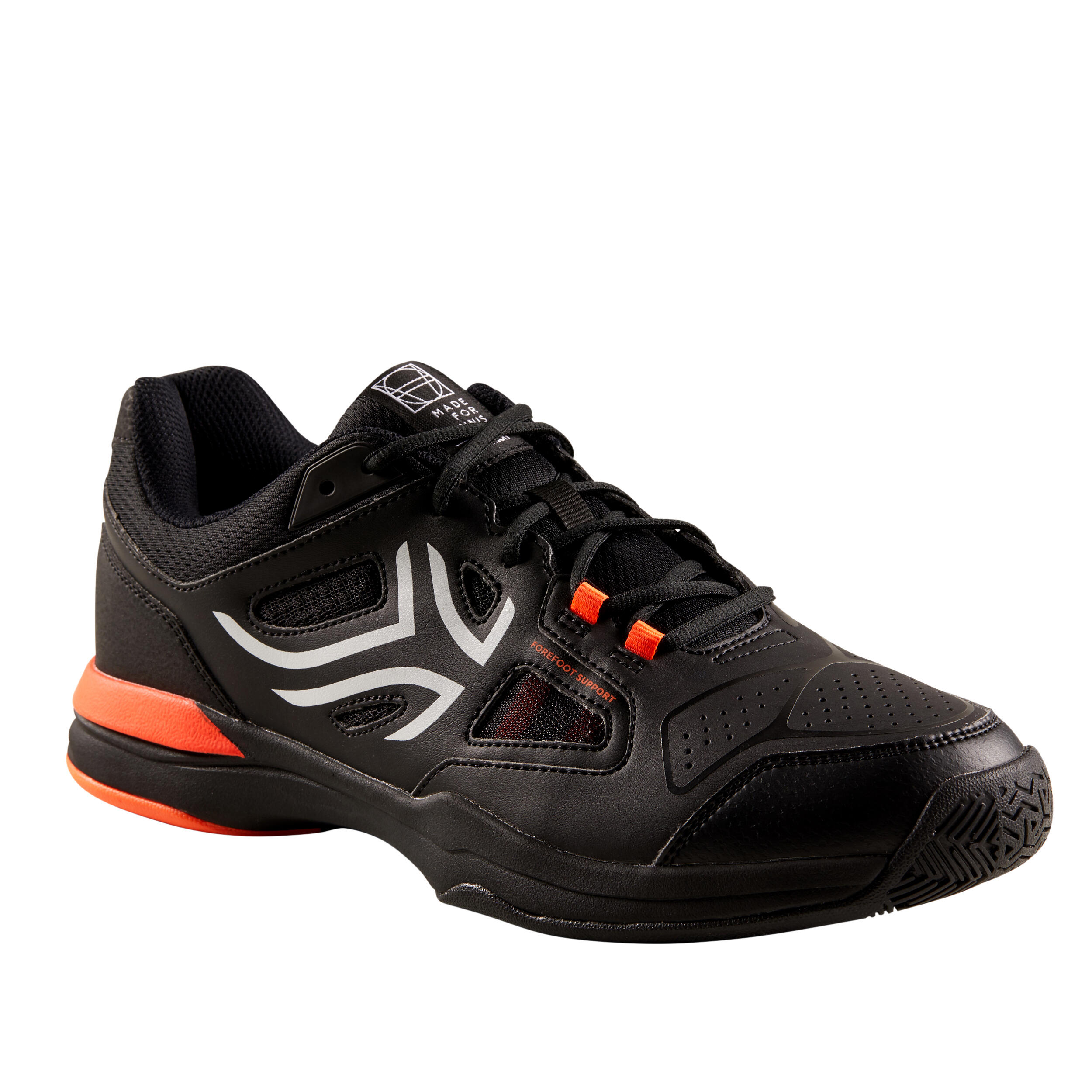 Artengo Tennisschuhe TS500 Multicourt Herren schwarz/orange