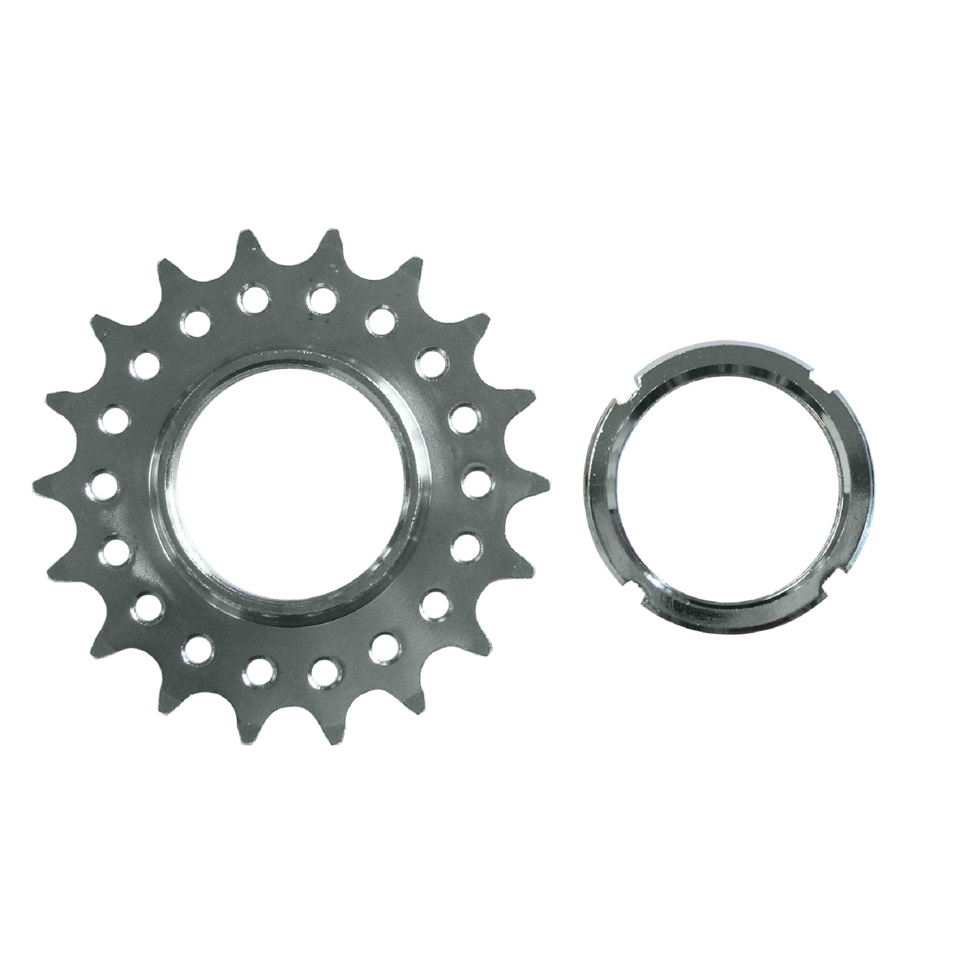 Blue Bird Zahnkranz Fixed Gear 1/8" mit Lockring