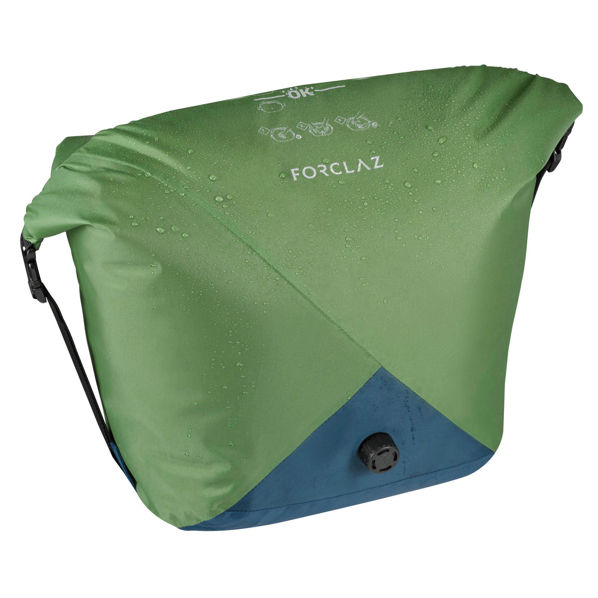 Forclaz Kompressionssack Trekking wasserdicht 20 L