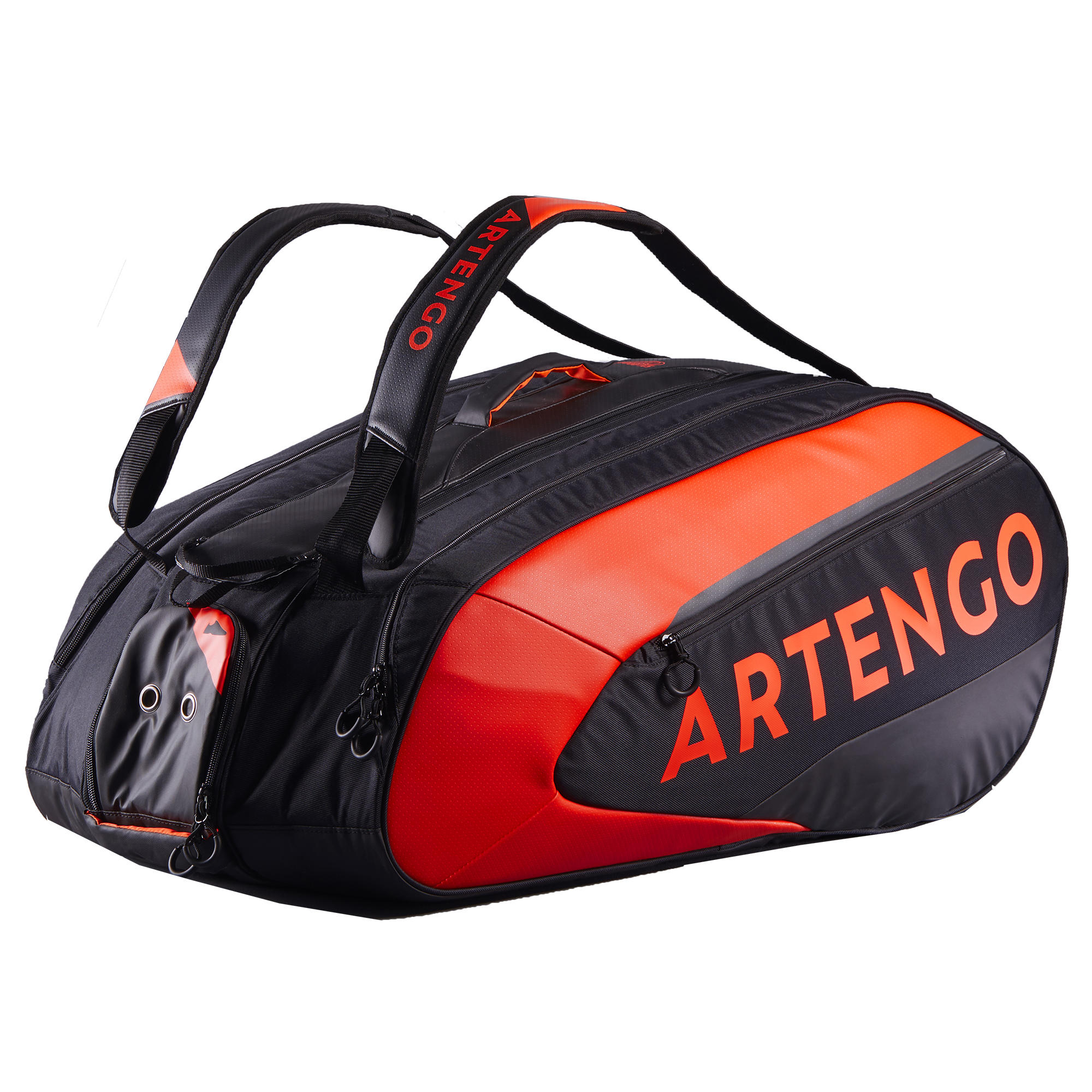 Artengo Tennistasche 960 L Schlägertasche 12er schwarz/orange