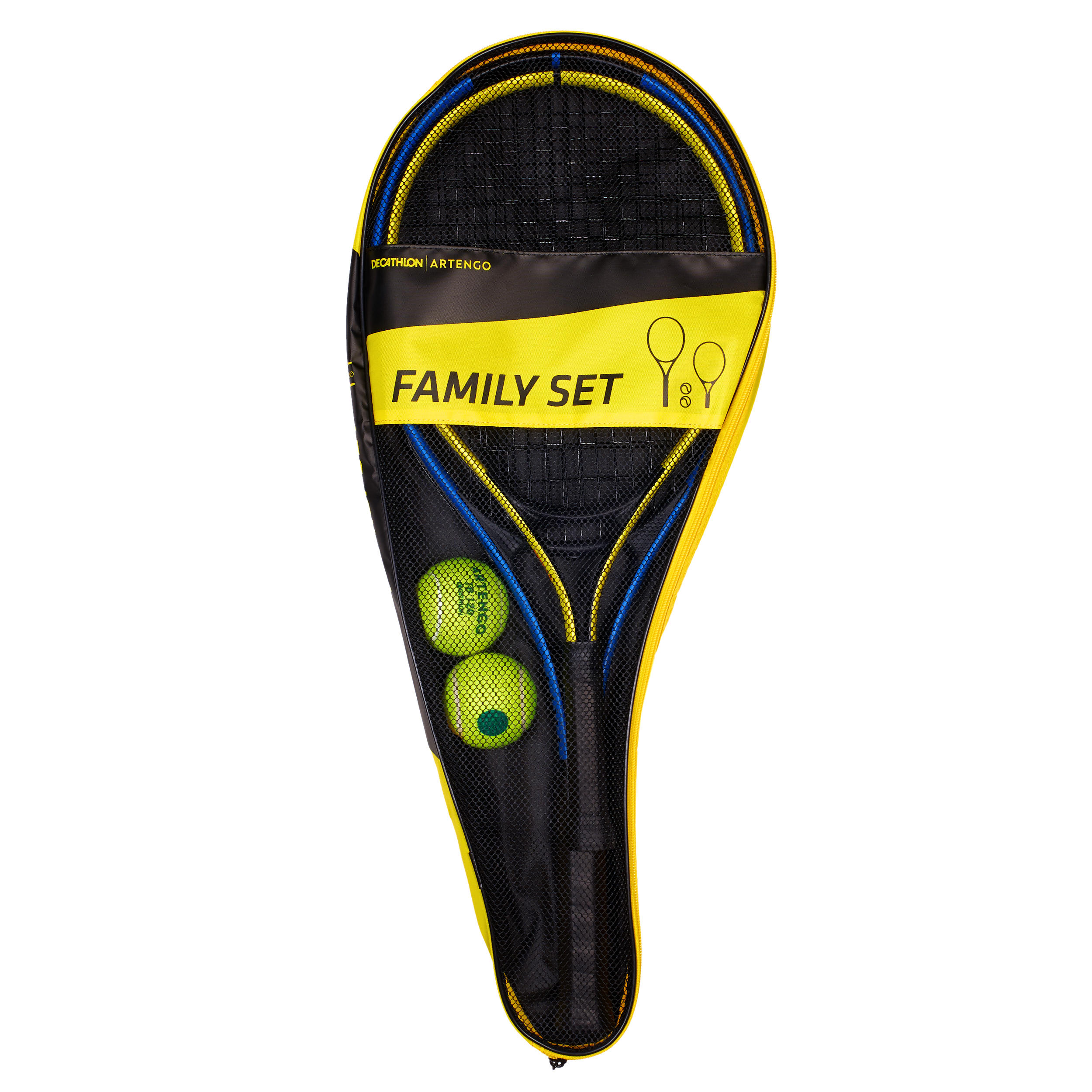 Artengo Tennis Set Family Duo 2 Schläger 2 Bälle 1 Husse