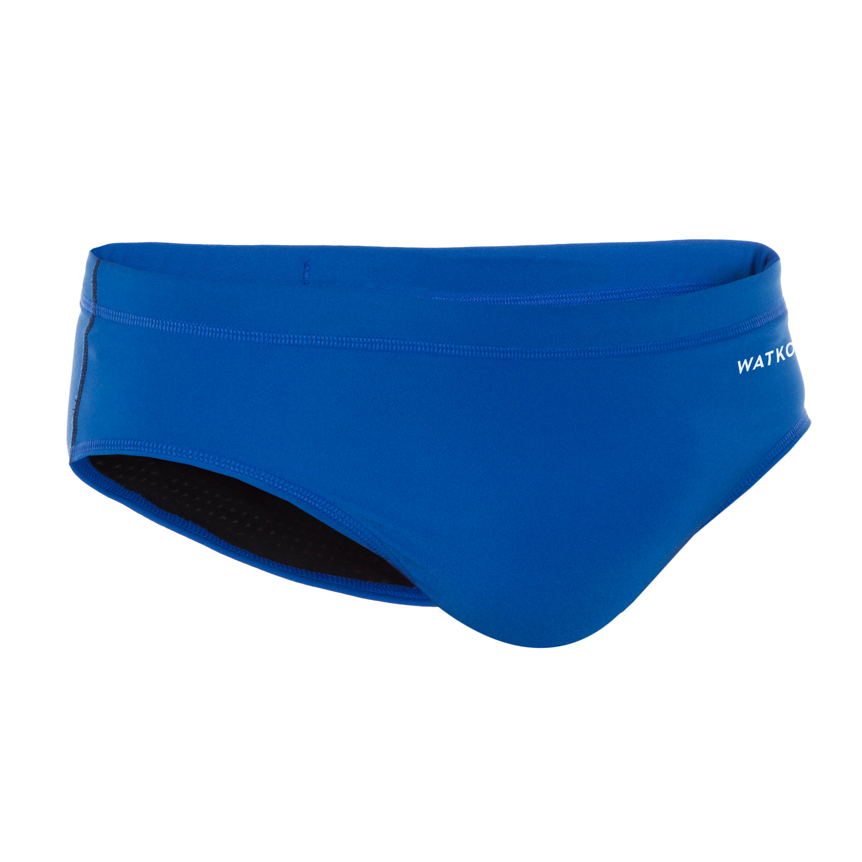 Watko Badehose Slip Wasserball 500 Herren blau