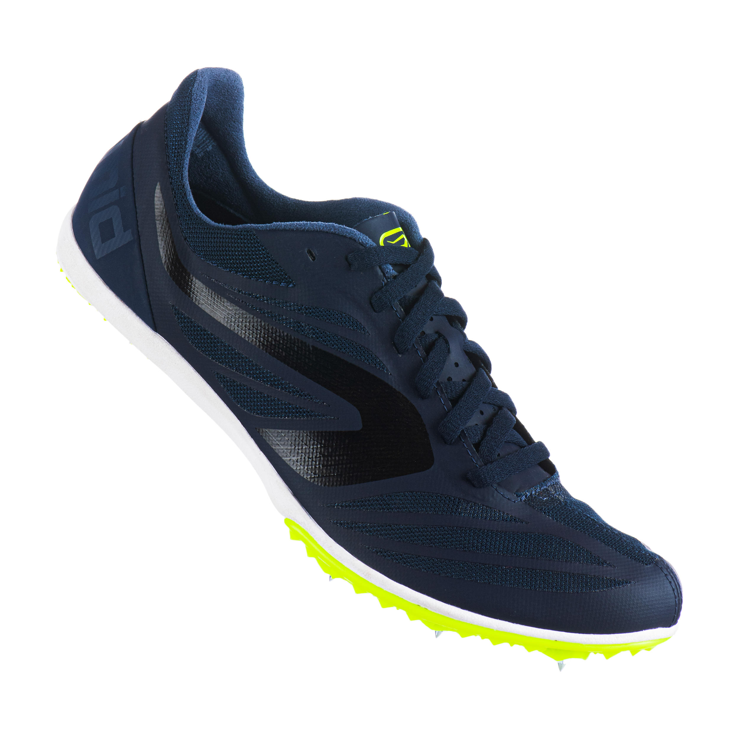 Kalenji Spikes Leichtathletikschuhe Mittelstrecke AT MID marineblau