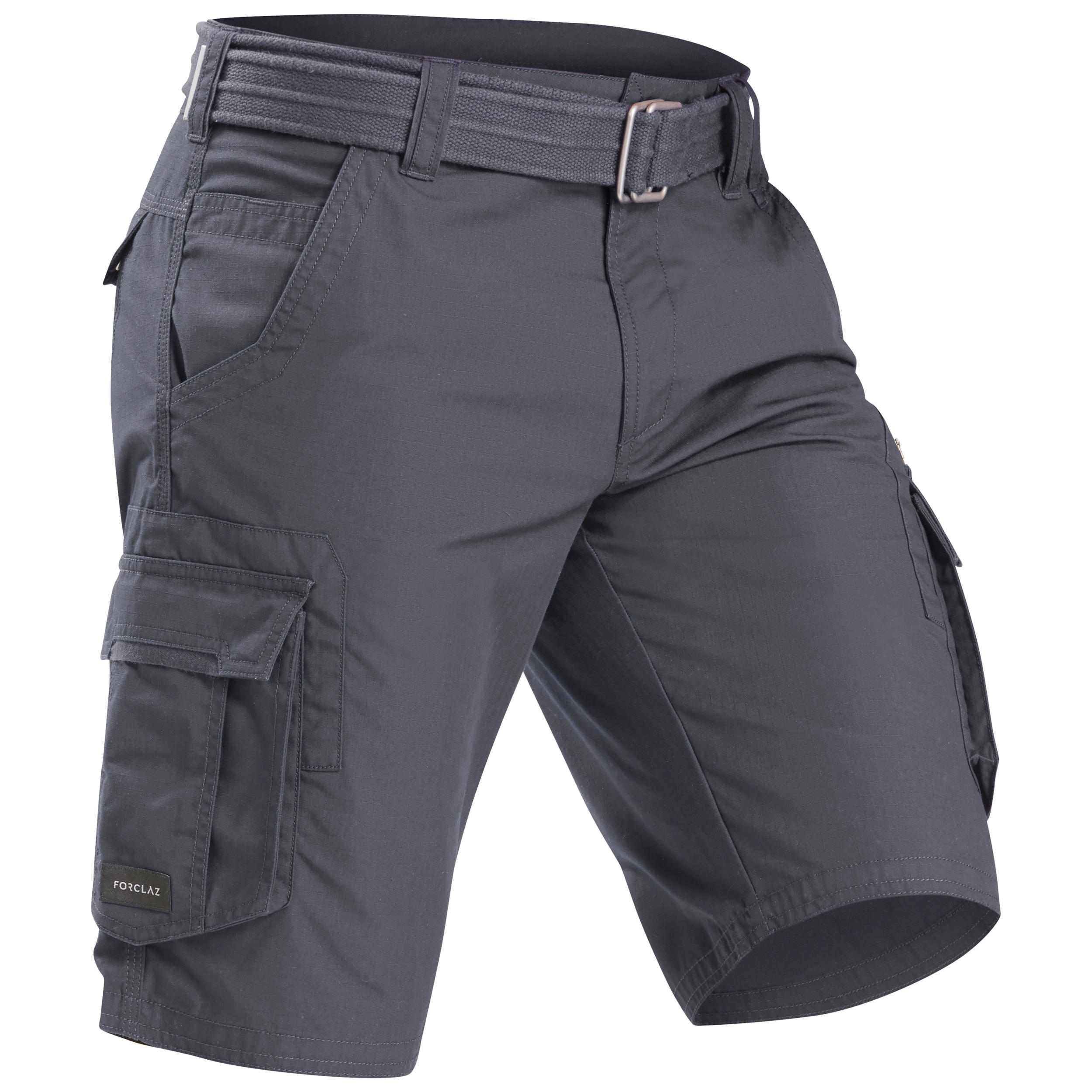 Forclaz Cargo-Backpackingshorts Travel 100 Herren grau