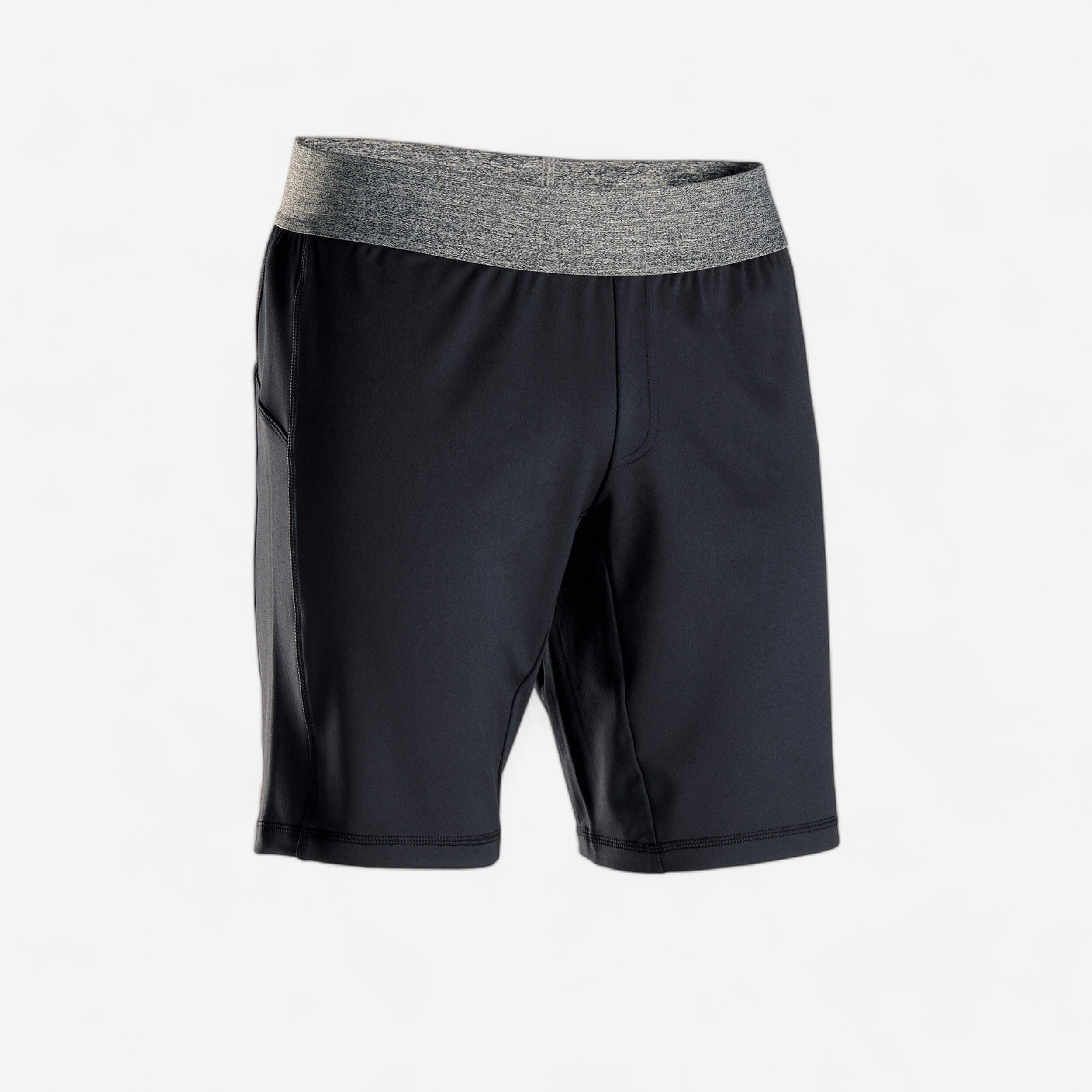 Kimjaly Shorts Yoga Iyengar Herren dunkelgrau