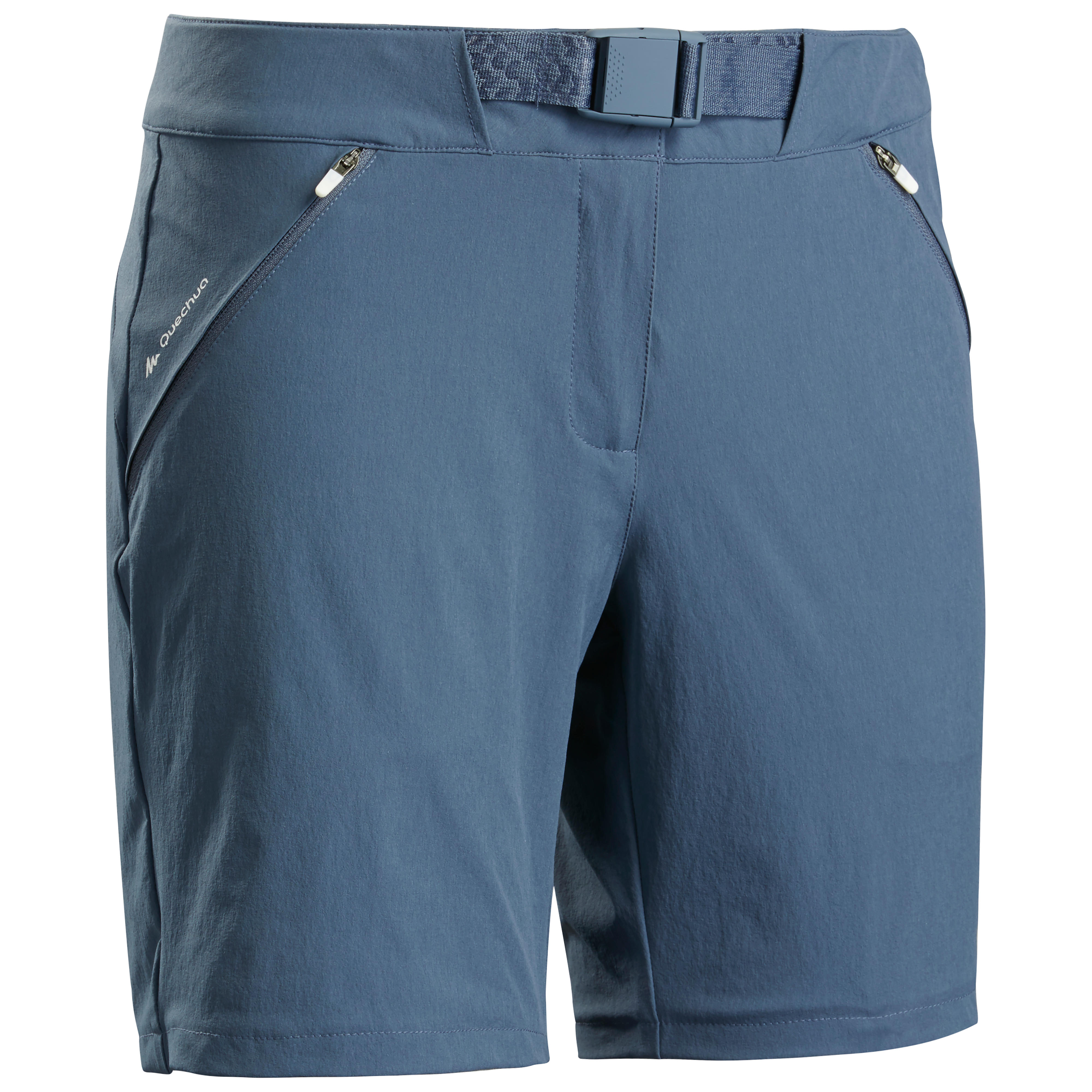 Quechua Wandershorts Bergwandern MH500 Damen schwarz