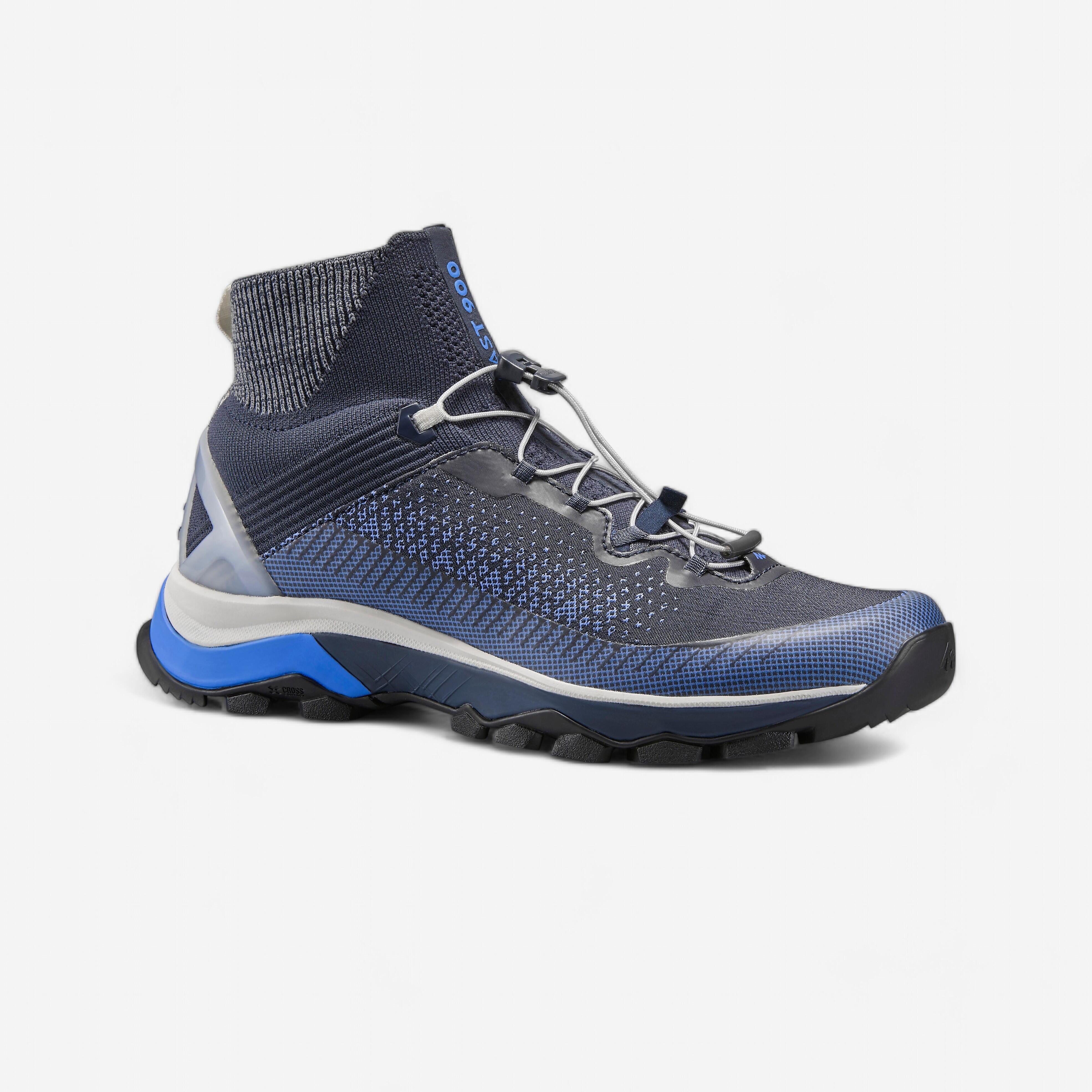 Quechua Wanderschuhe Speed Hiking FH900 ultraleicht halbhoch Damen blau