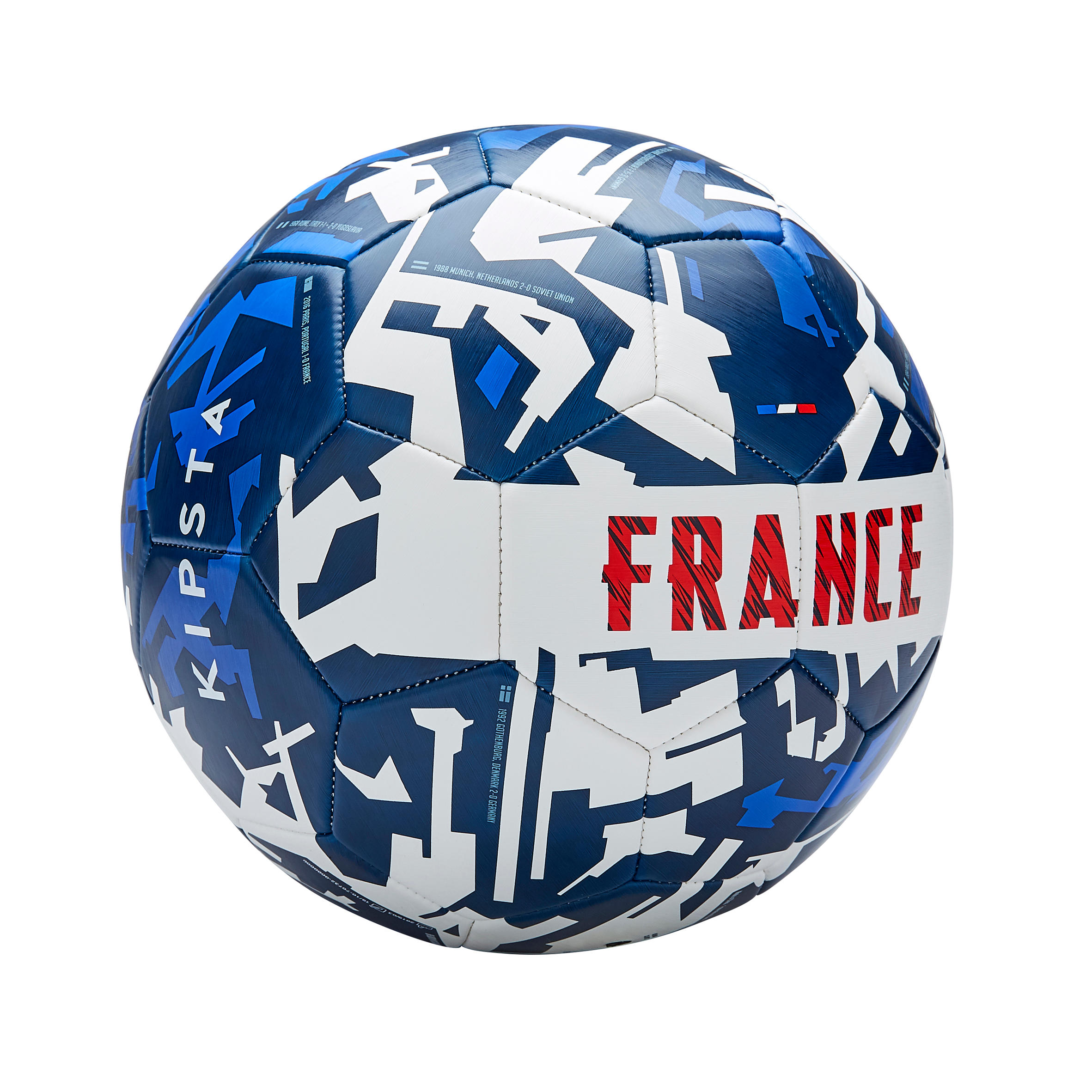 Kipsta Fussball Frankreich Grösse 5 blau/weiss