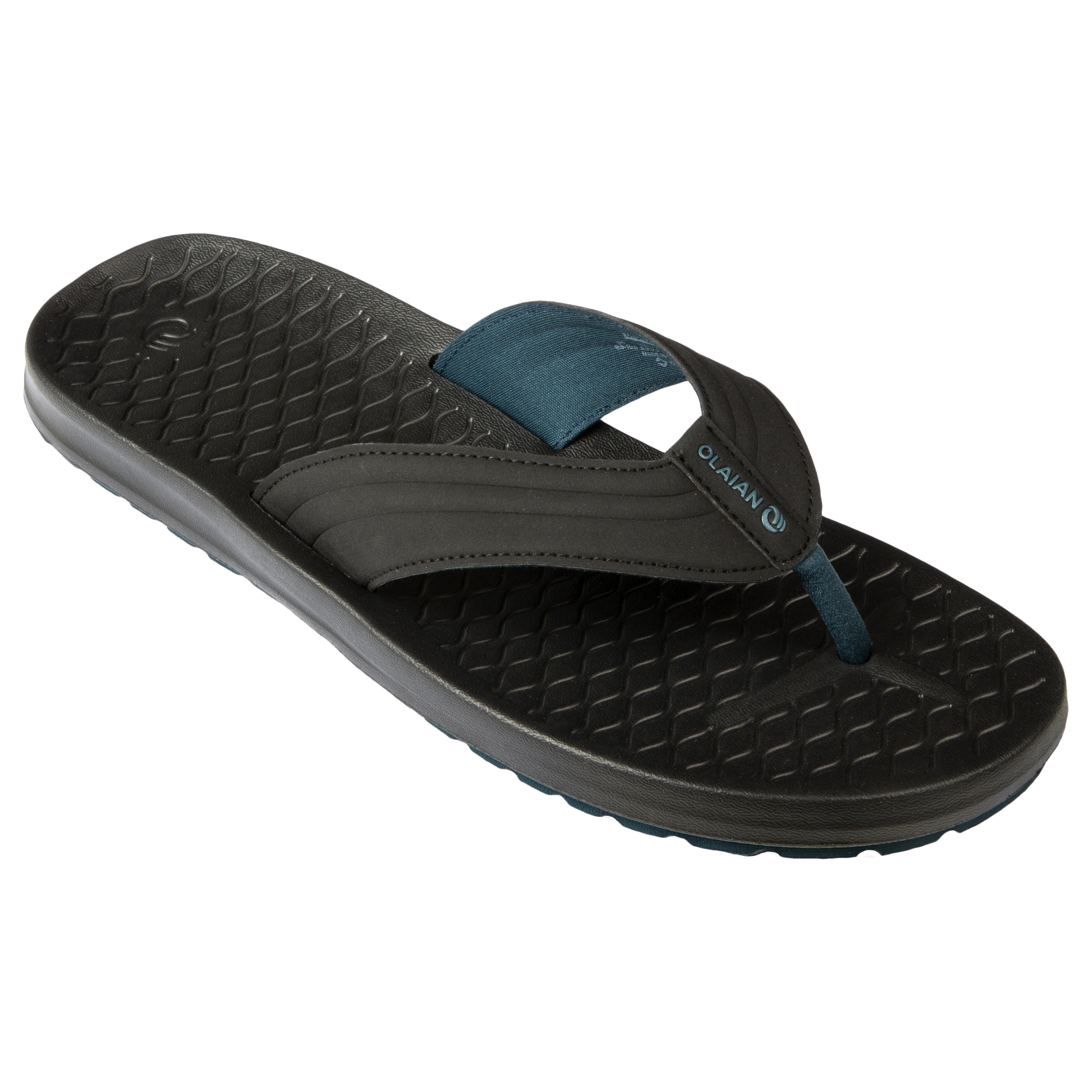 Olaian Zehensandalen 550 Herren schwarz