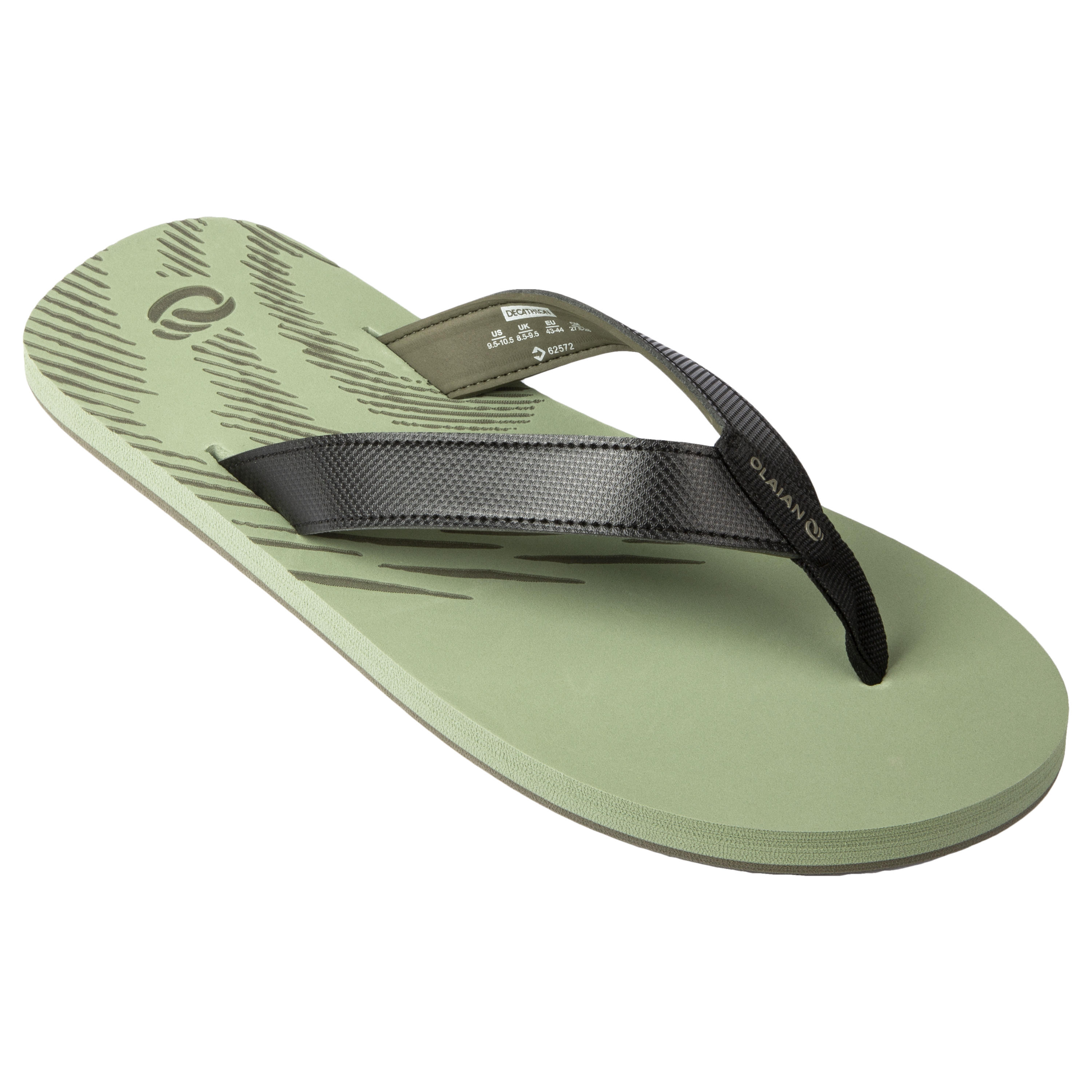 Olaian Zehensandalen Herren 150 grün