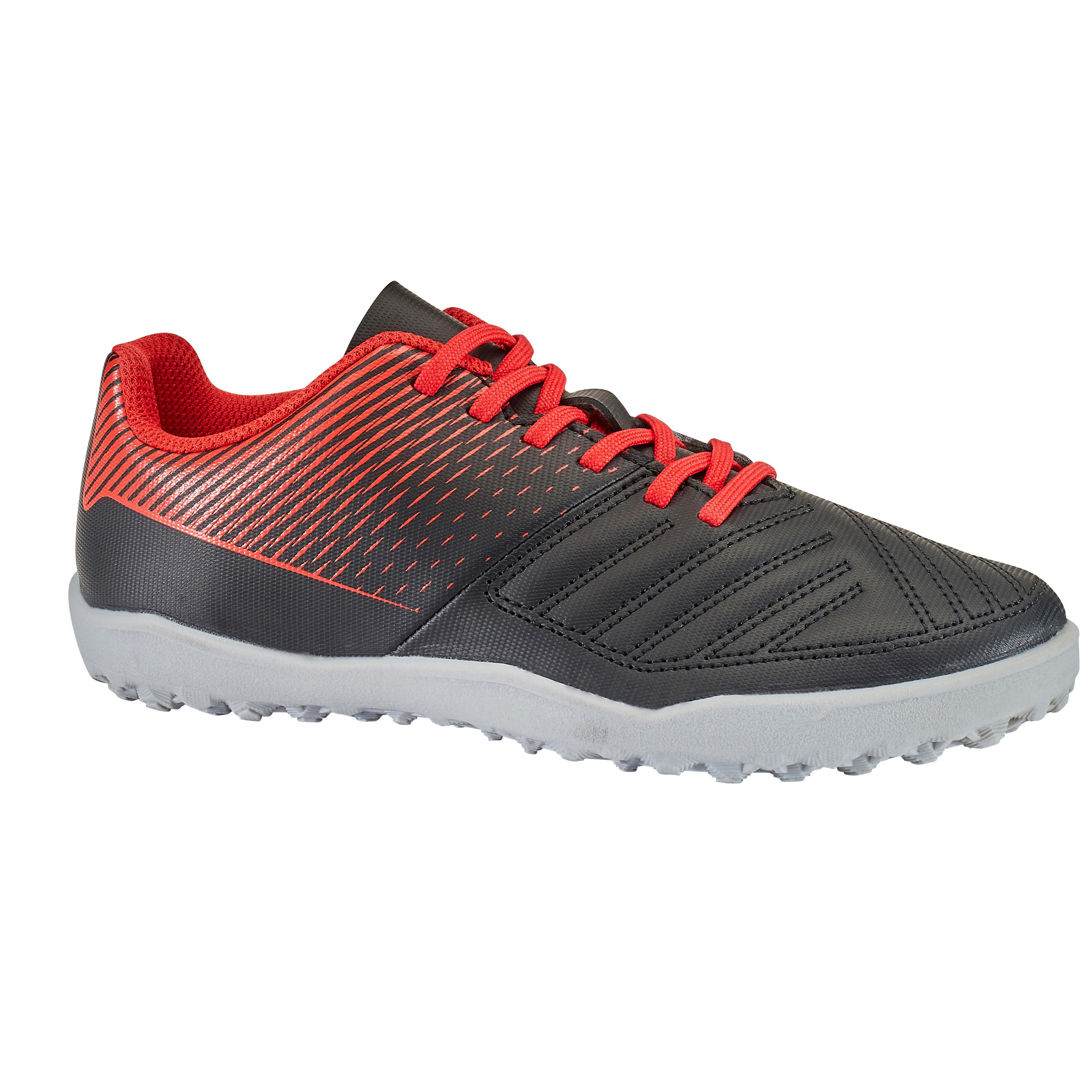 Kipsta Fussballschuhe Agility 100 Turf TF schwarz/rot