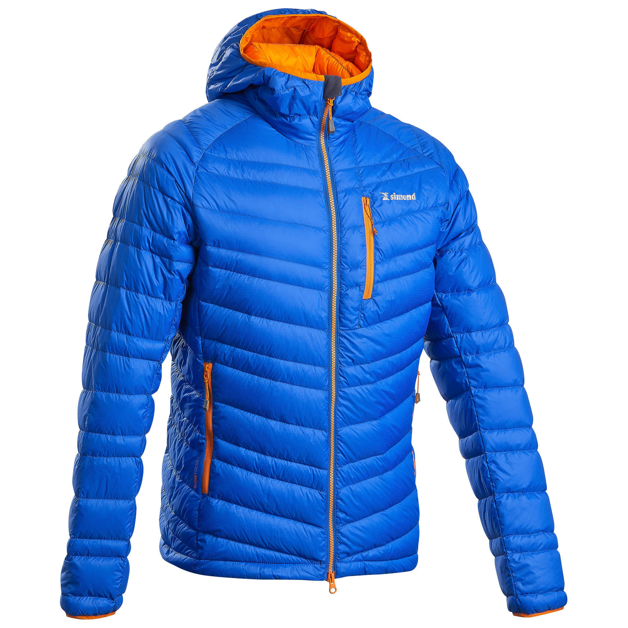 Simond Daunenjacke Bergsteigen Alpinism Light Komfort bis -10 °C Herren blau