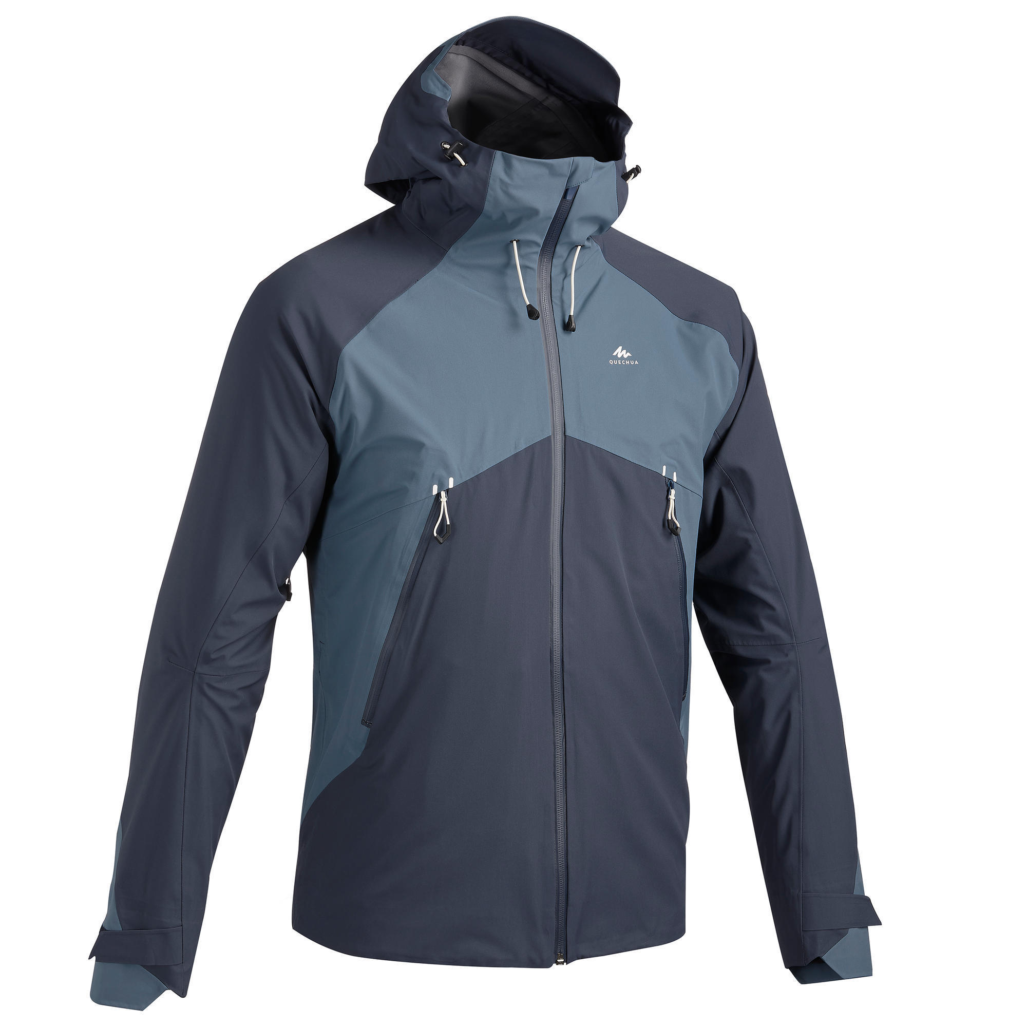 Quechua Wanderjacke MH500 wasserdicht leicht Herren gelb