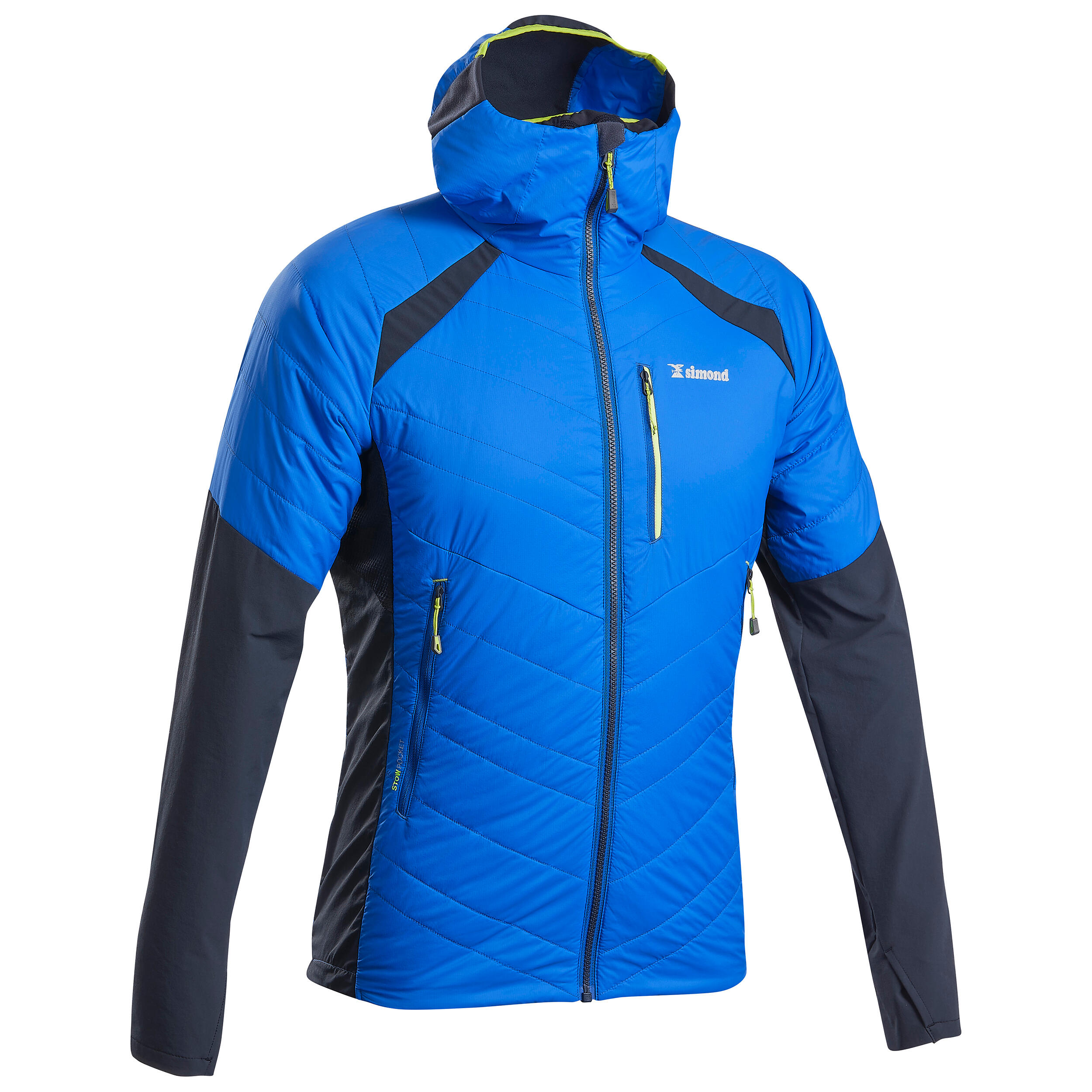 Simond Wattierte Jacke Bergsteigen Hybrid Sprint Herren blau