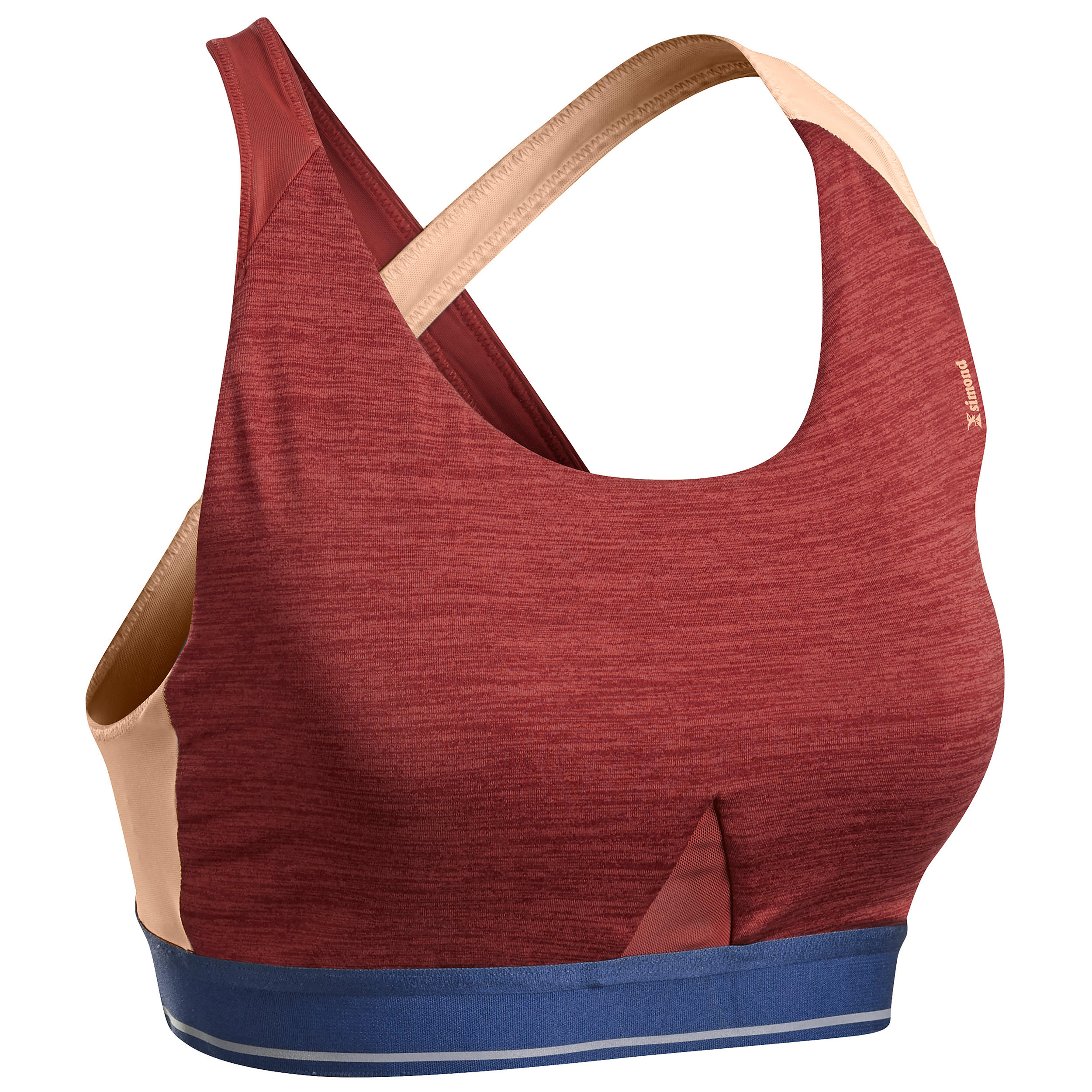 Simond Sport-BH Klettern Edge Damen ziegelrot