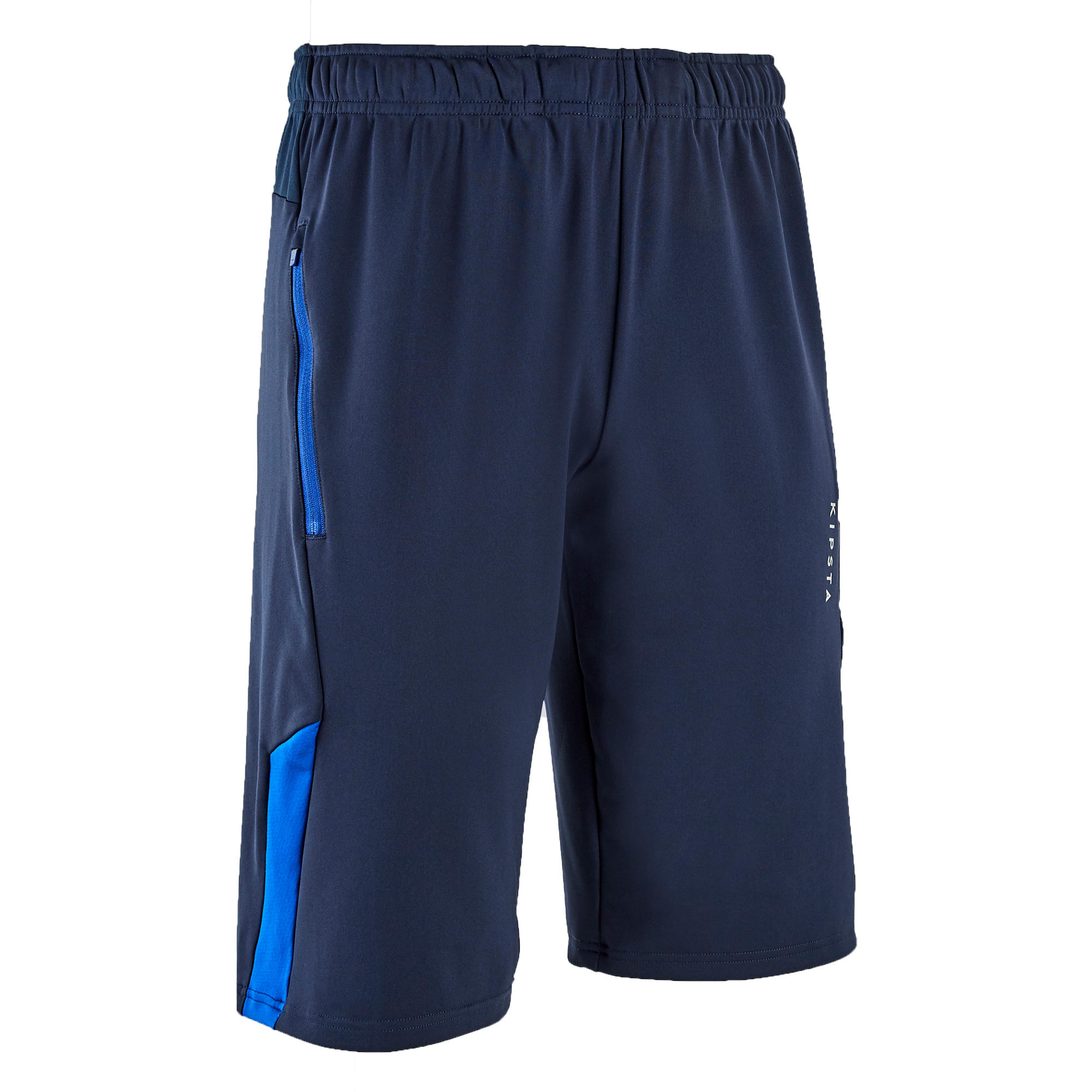 Kipsta Fußballshorts lang T500 Erwachsene dunkelblau