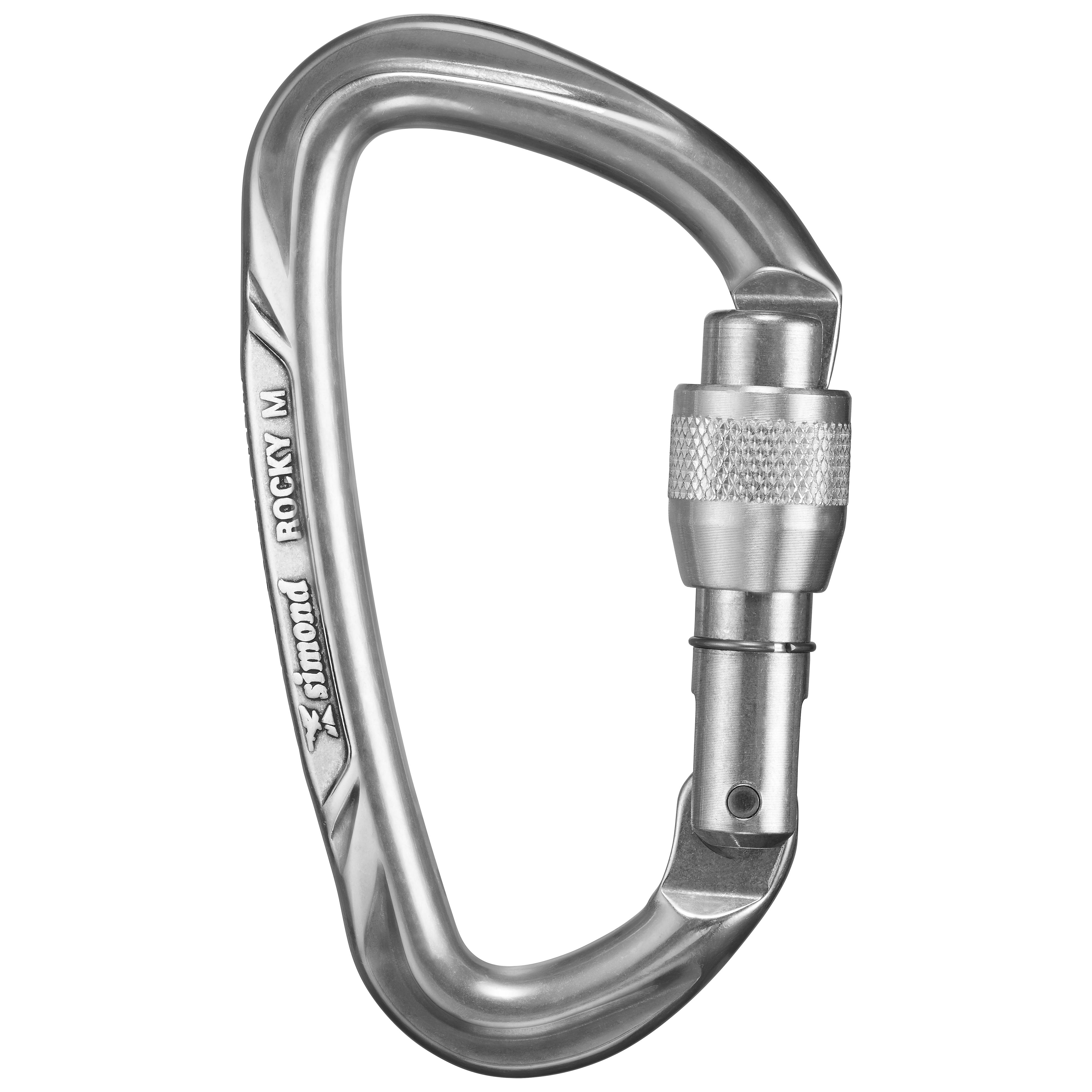 Simond Schraubkarabiner Klettern Bergsteigen Rocky M Poli