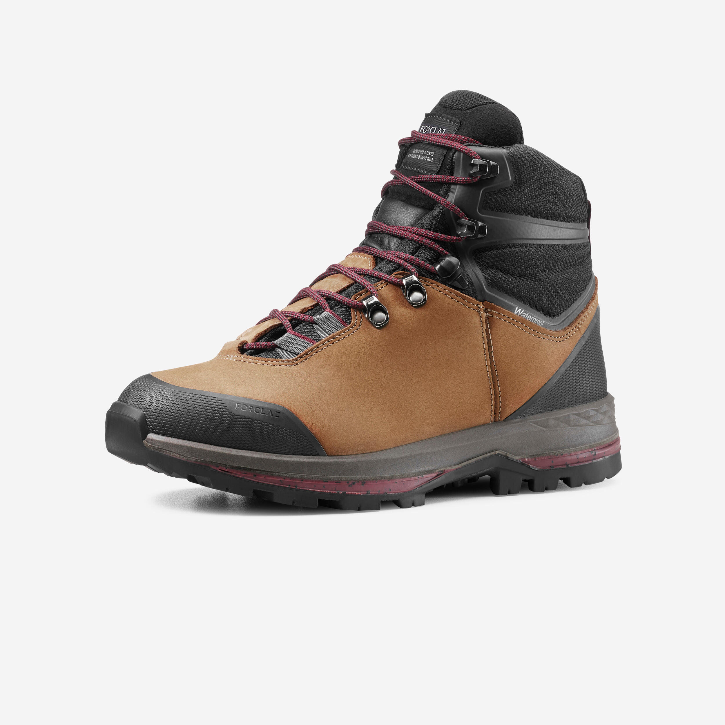 Forclaz Trekkingschuhe MT100 Leder wasserdicht Damen