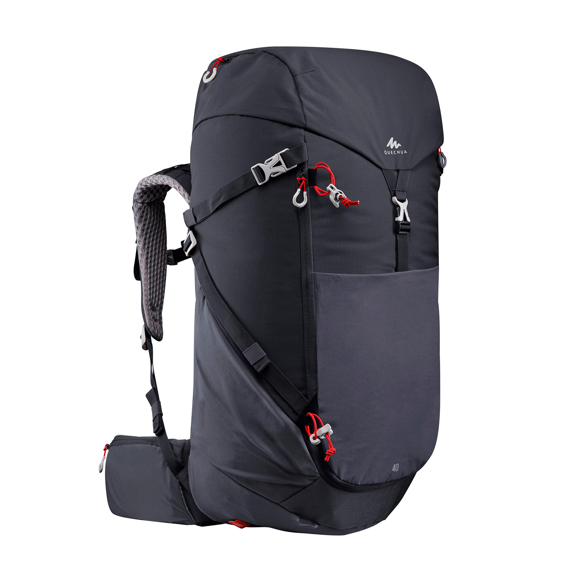 Quechua Wanderrucksack Bergwandern MH500 40 l schwarz