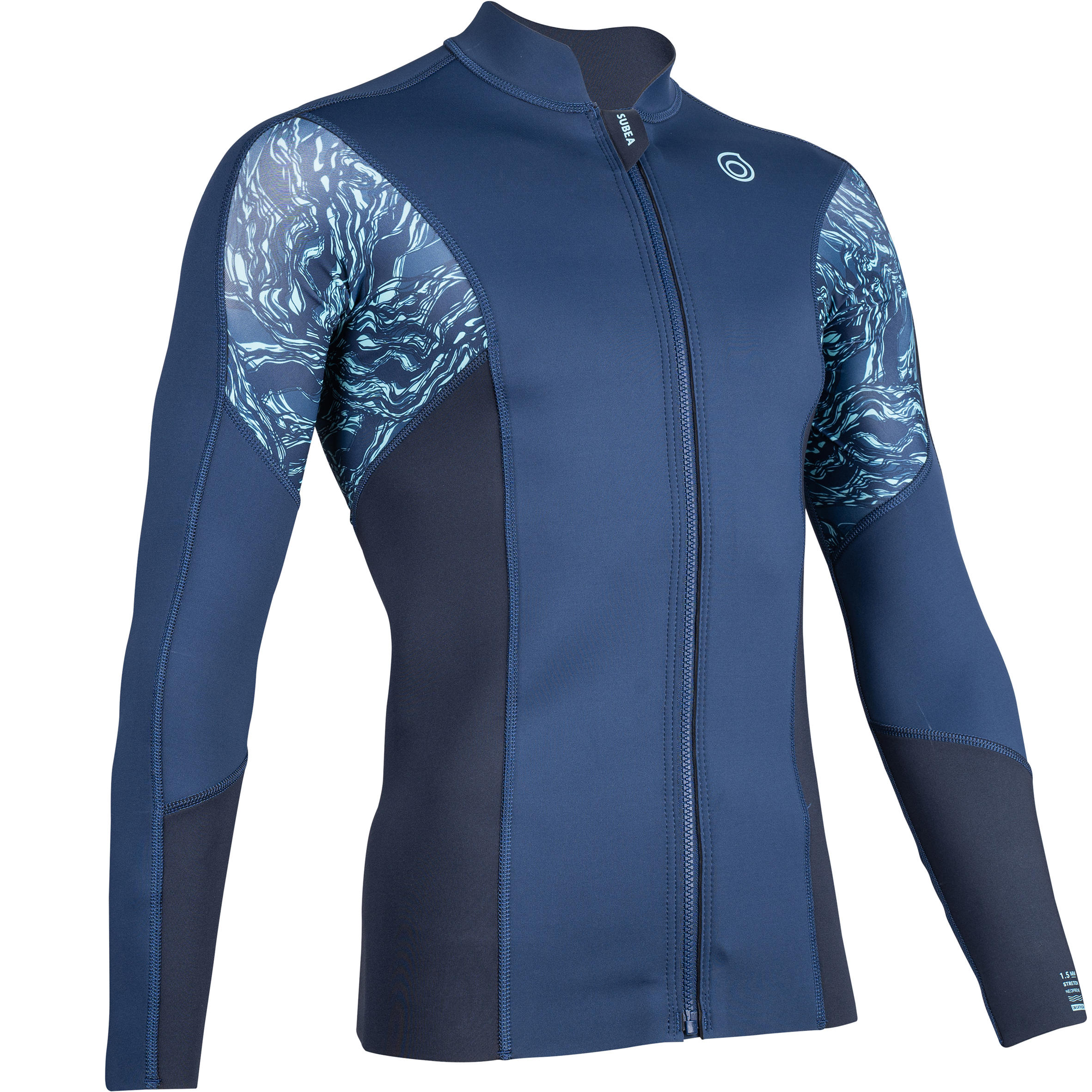 Subea Neopren-Top 900 langarm Herren marineblau
