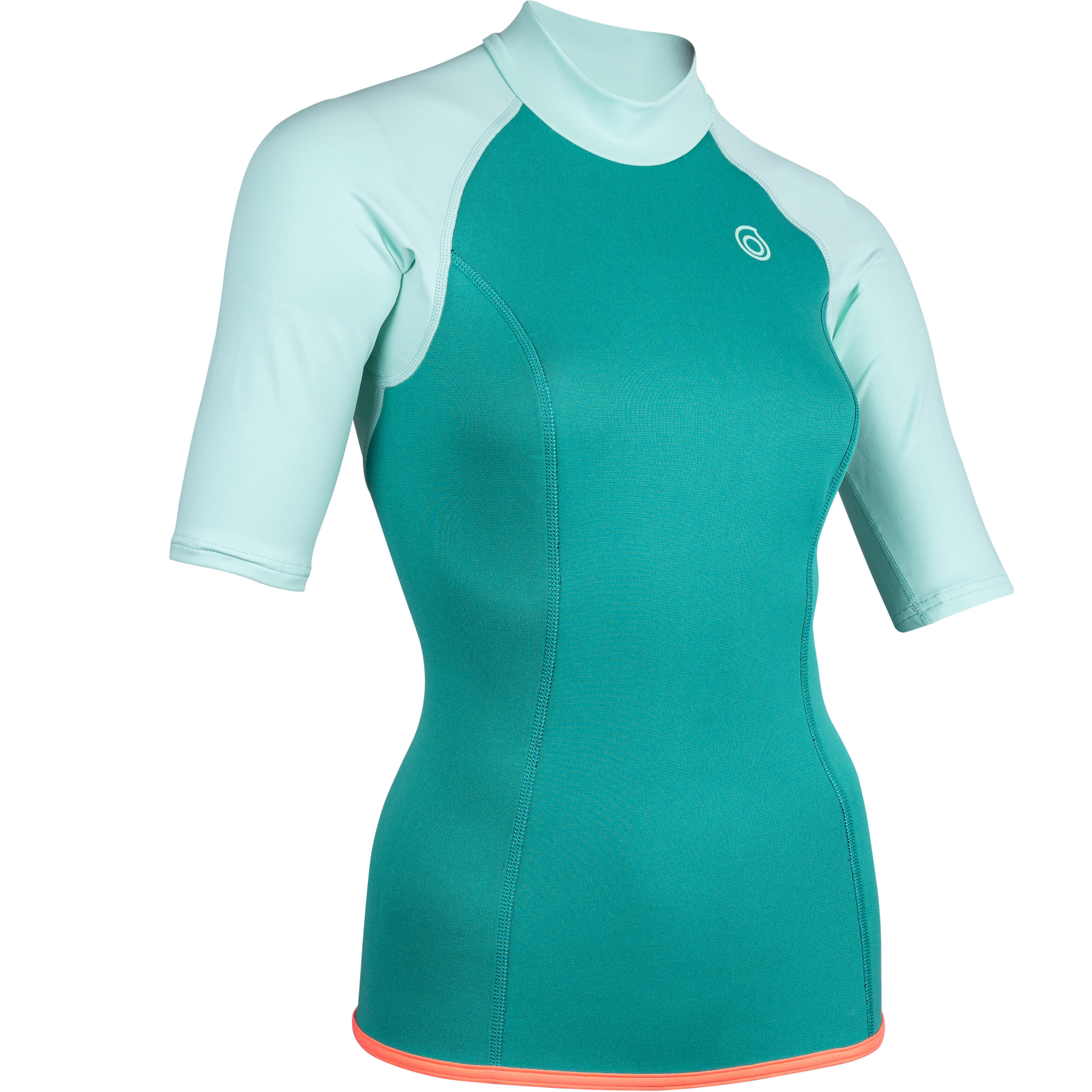 Subea Neoprentop Schnorcheln kurzarm Damen 100 1,5 mm türkis
