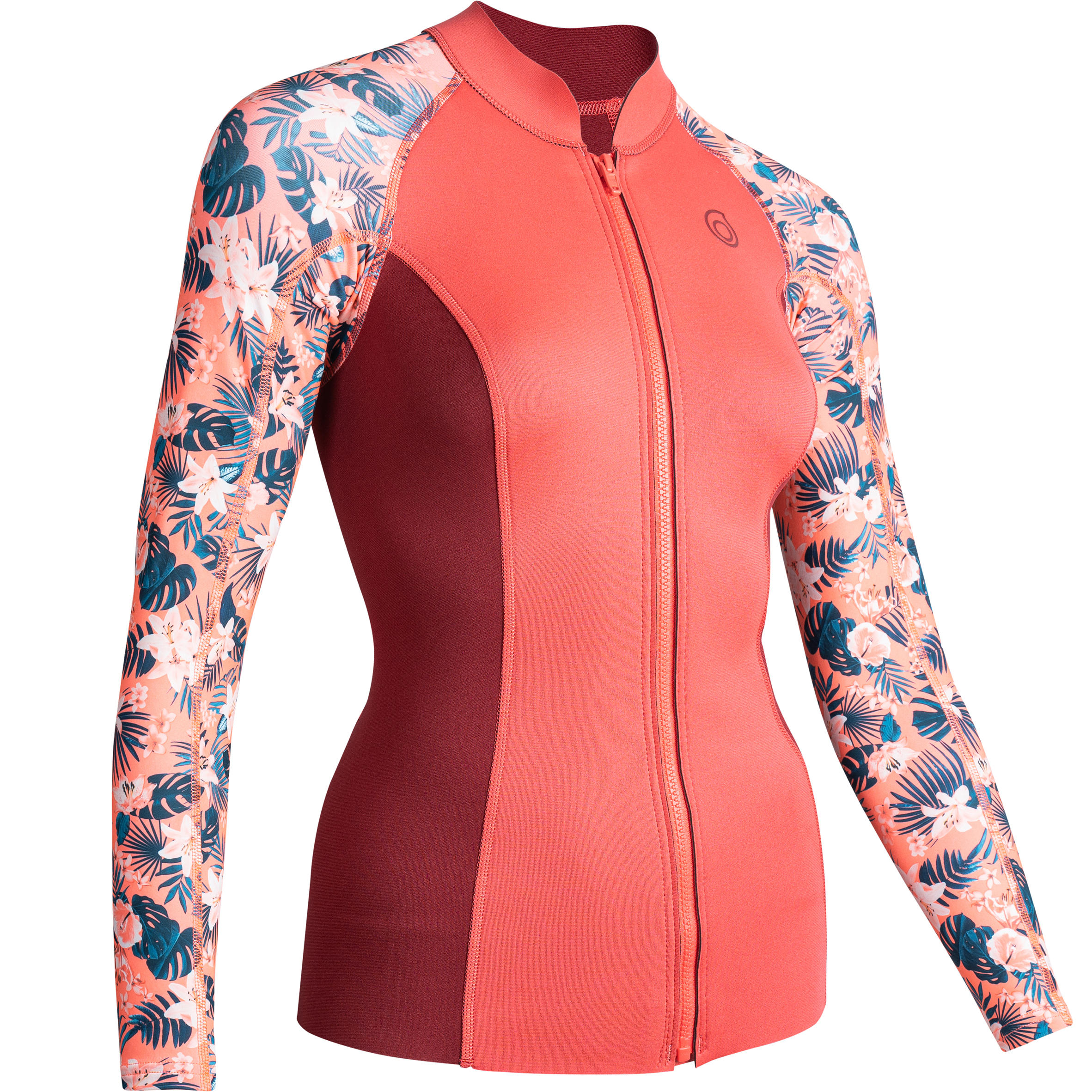 Subea Neoprenjacke Schnorcheln Damen 500 1,5 mm rosa