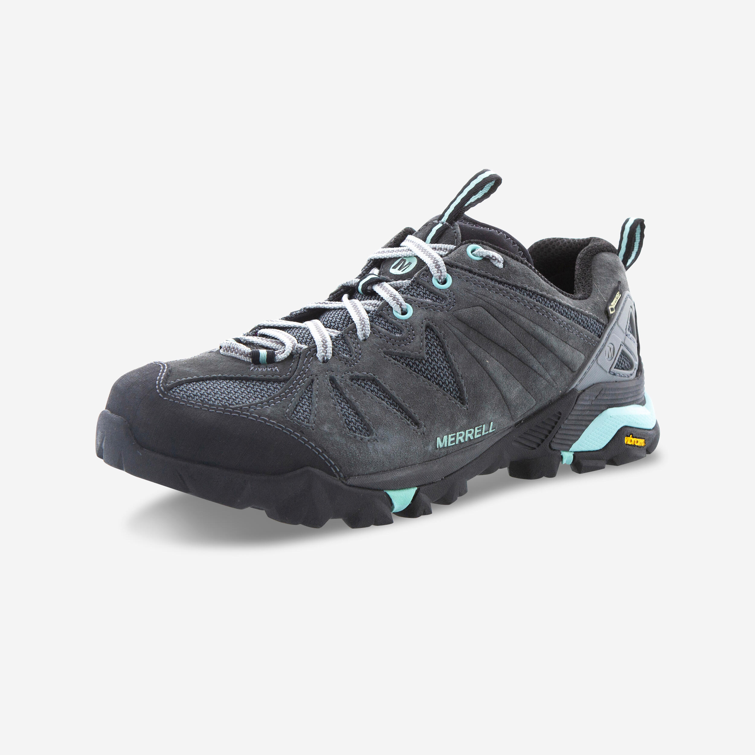 Merrell Wanderschuhe Capra Wasserdicht Gore-Tex Damen grau/orange