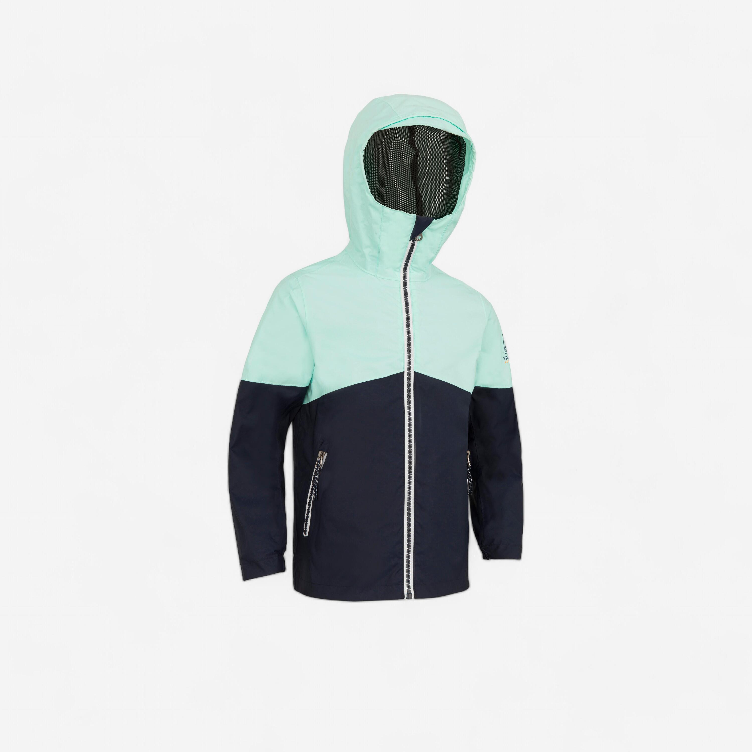 Tribord Regenjacke Segeln Kinder 100 wasserdicht rosa
