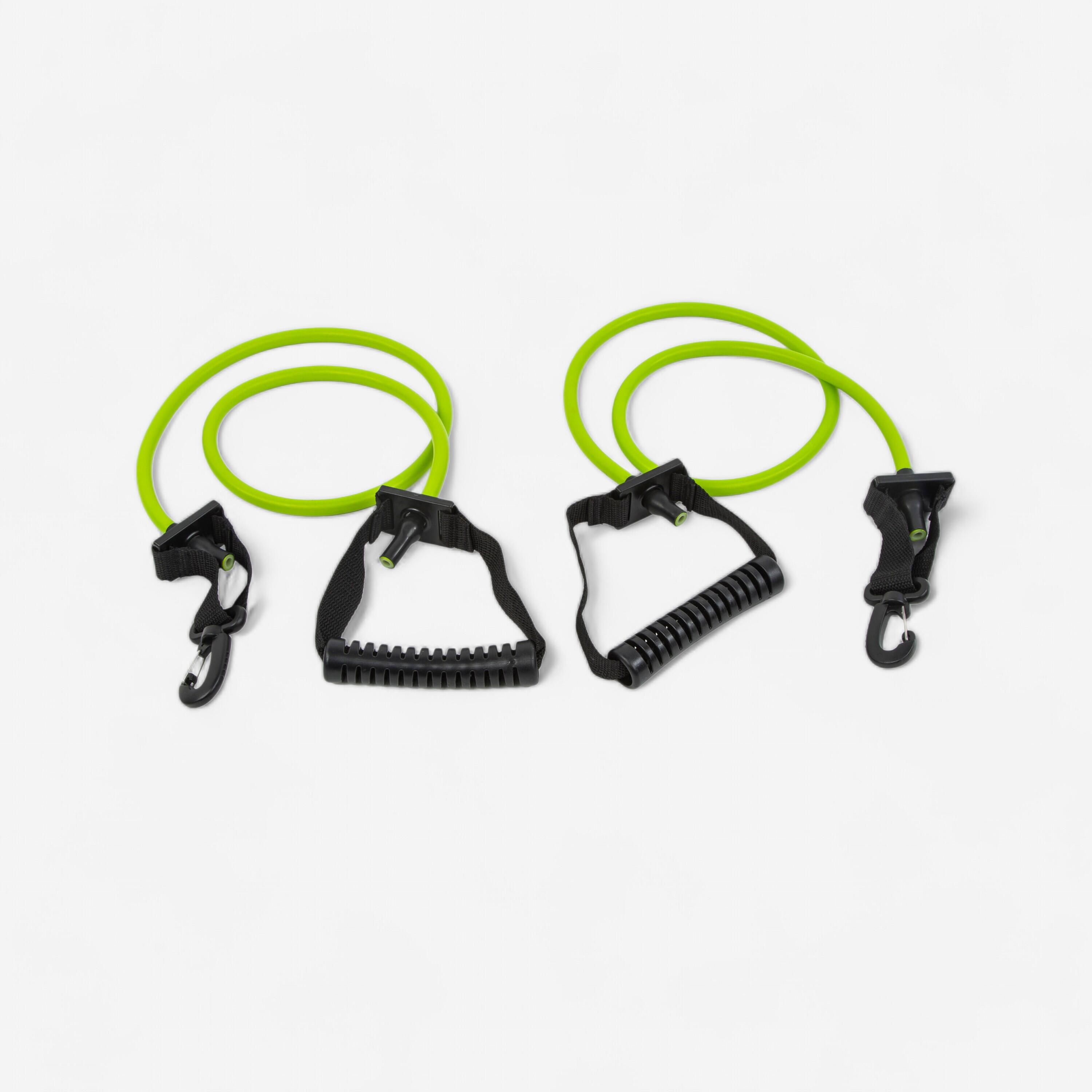 Waterflex Elastikband Aquafitness mittlerer Widerstand 2er-Pack
