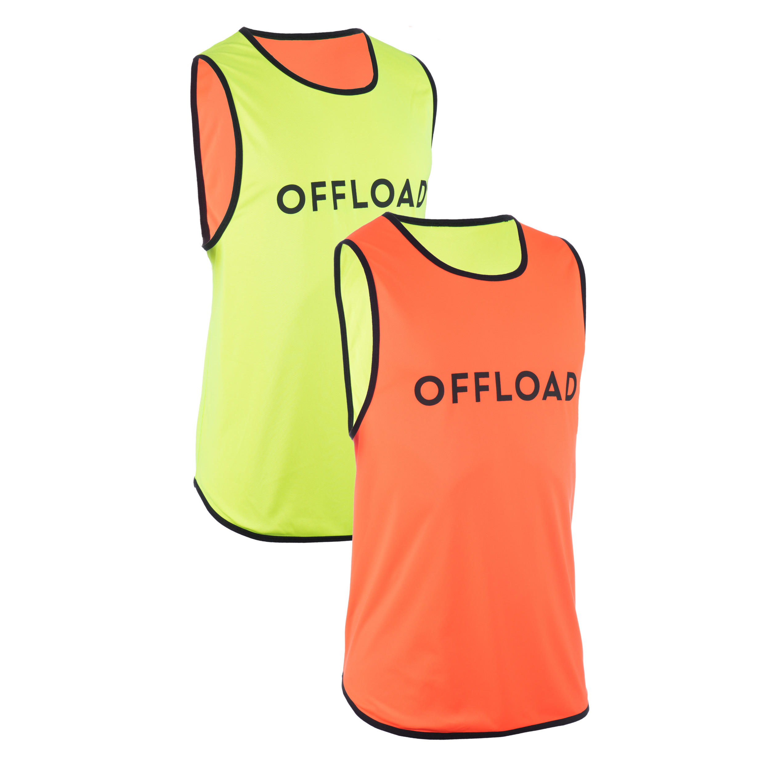 Offload Wendeleibchen Rugby R500 gelb/orange