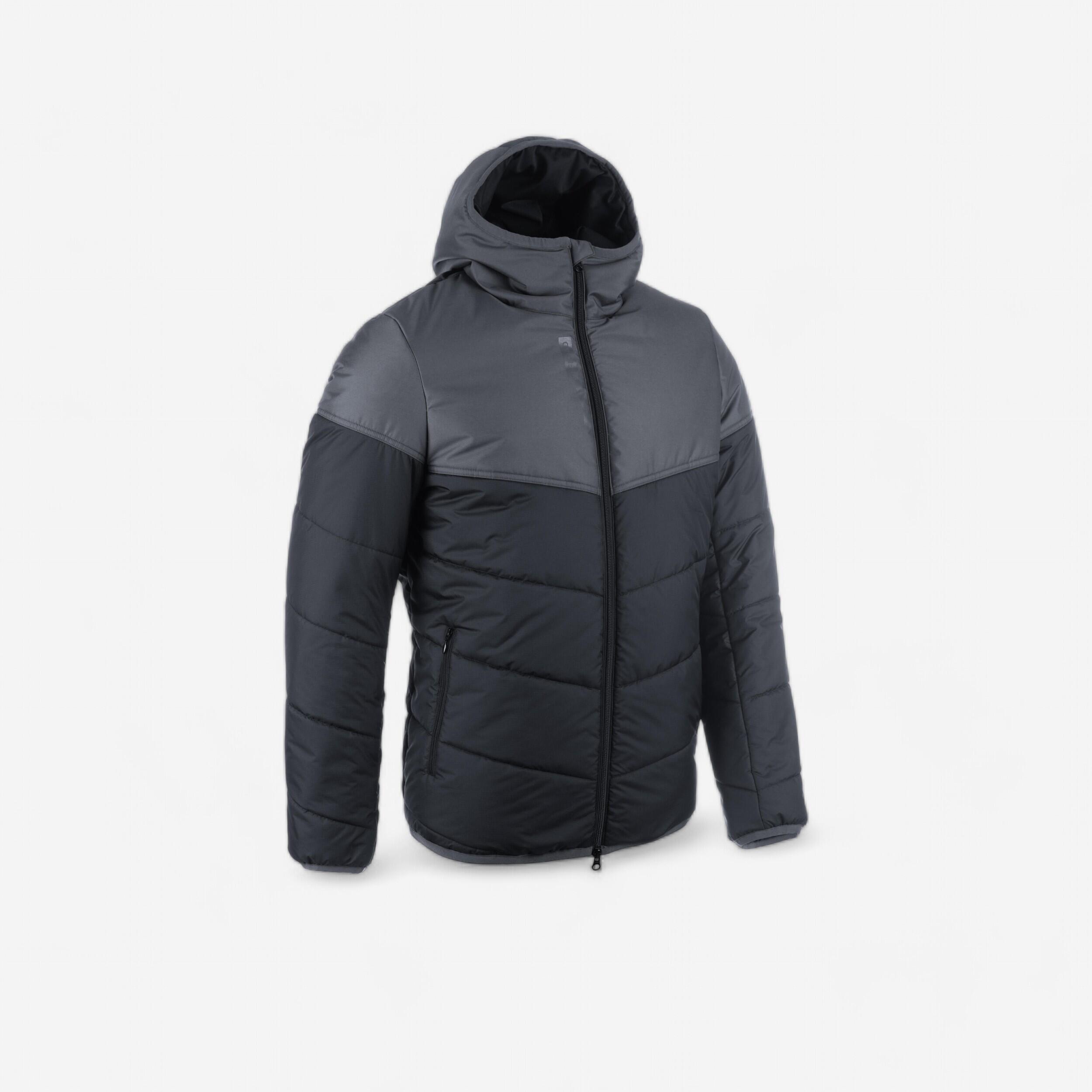 Offload Parka Rugby kurz R500 Coach DECATHLON Club Erwachsene schwarz