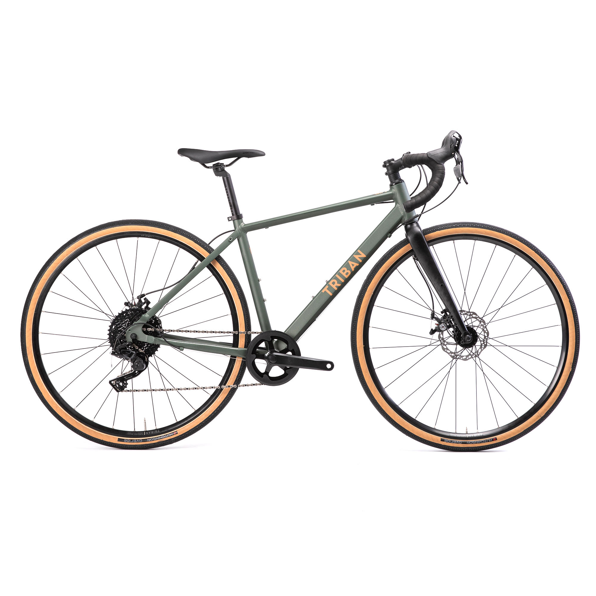 Triban Gravel Bike Damen - GRVL 120 grün